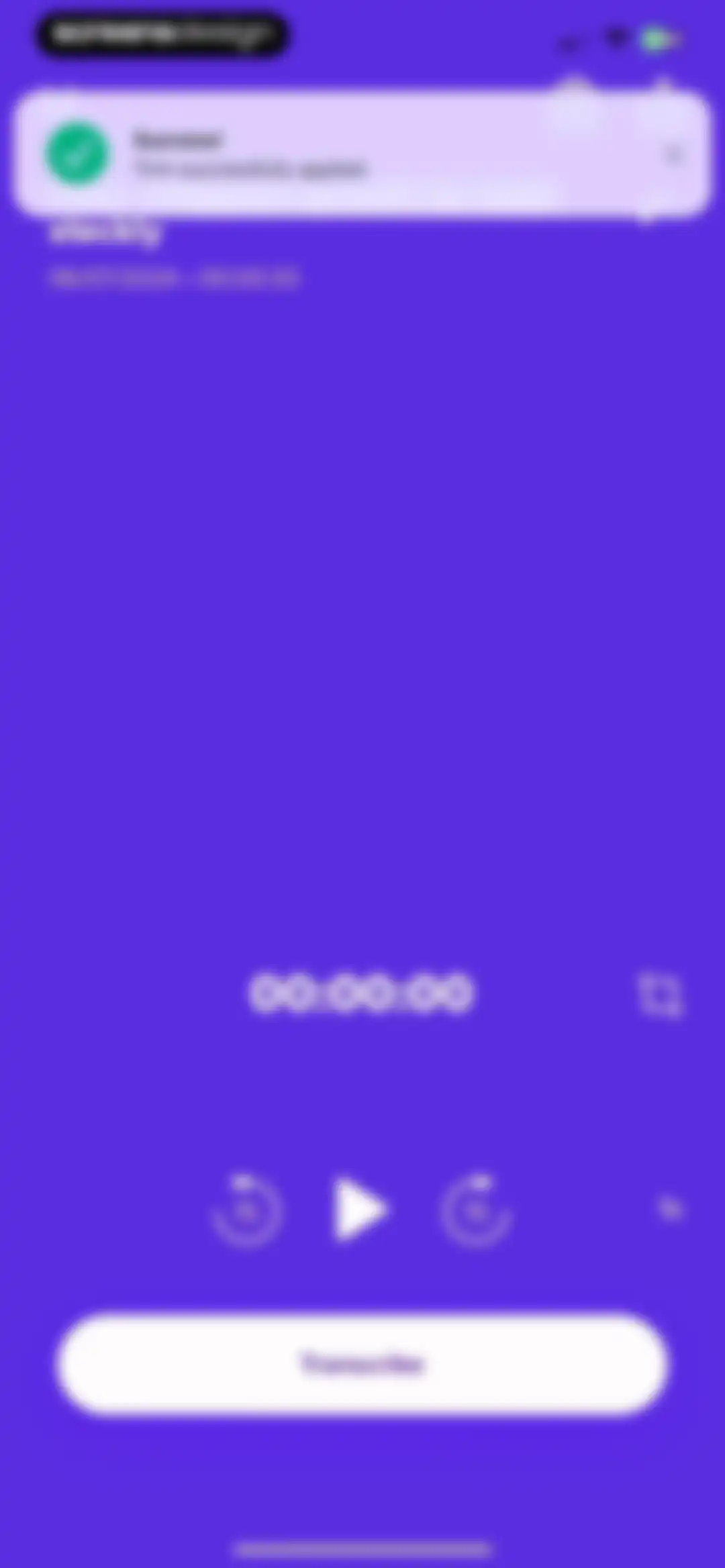 Rev: Record & Transcribe screen 17