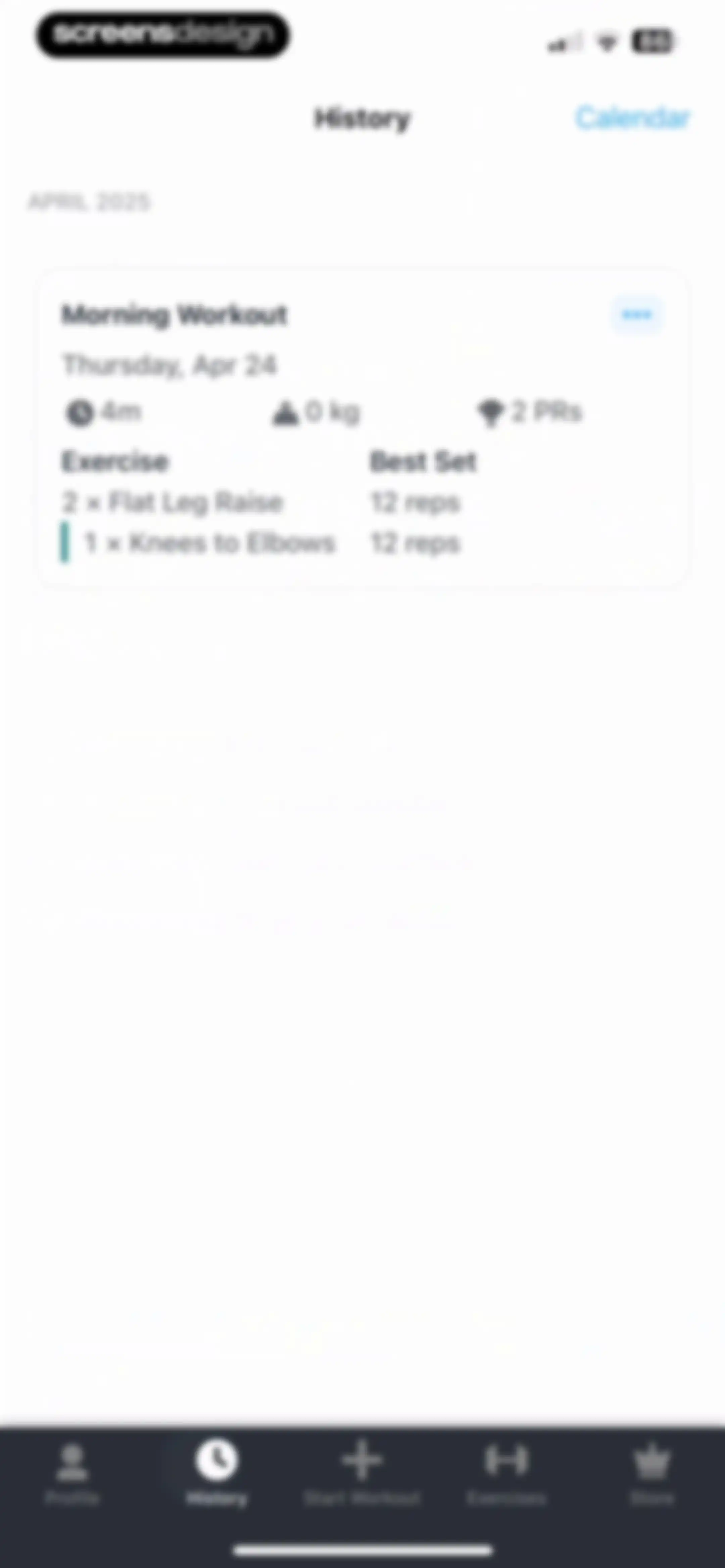 Strong Workout Tracker Gym Log screen 98