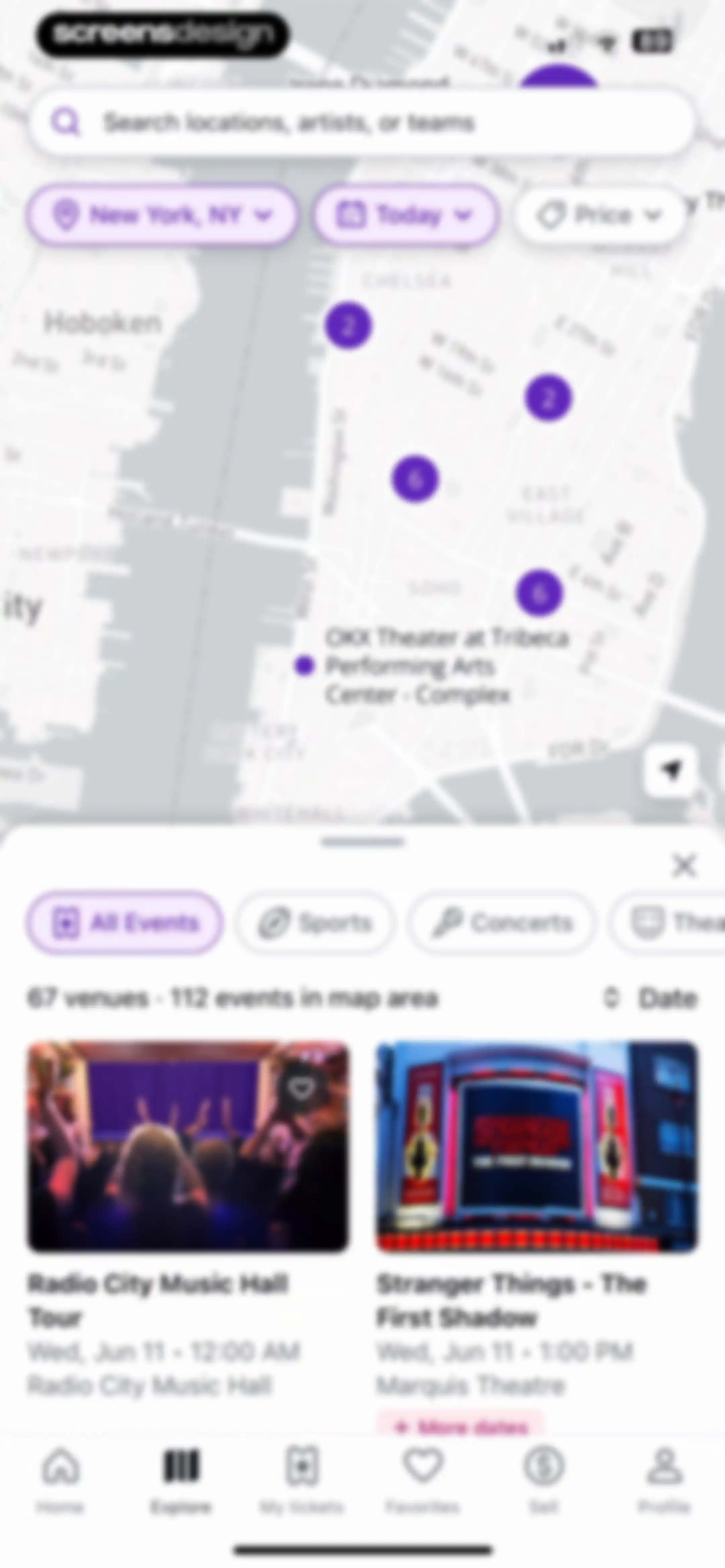 StubHub: Event Tickets screen 60