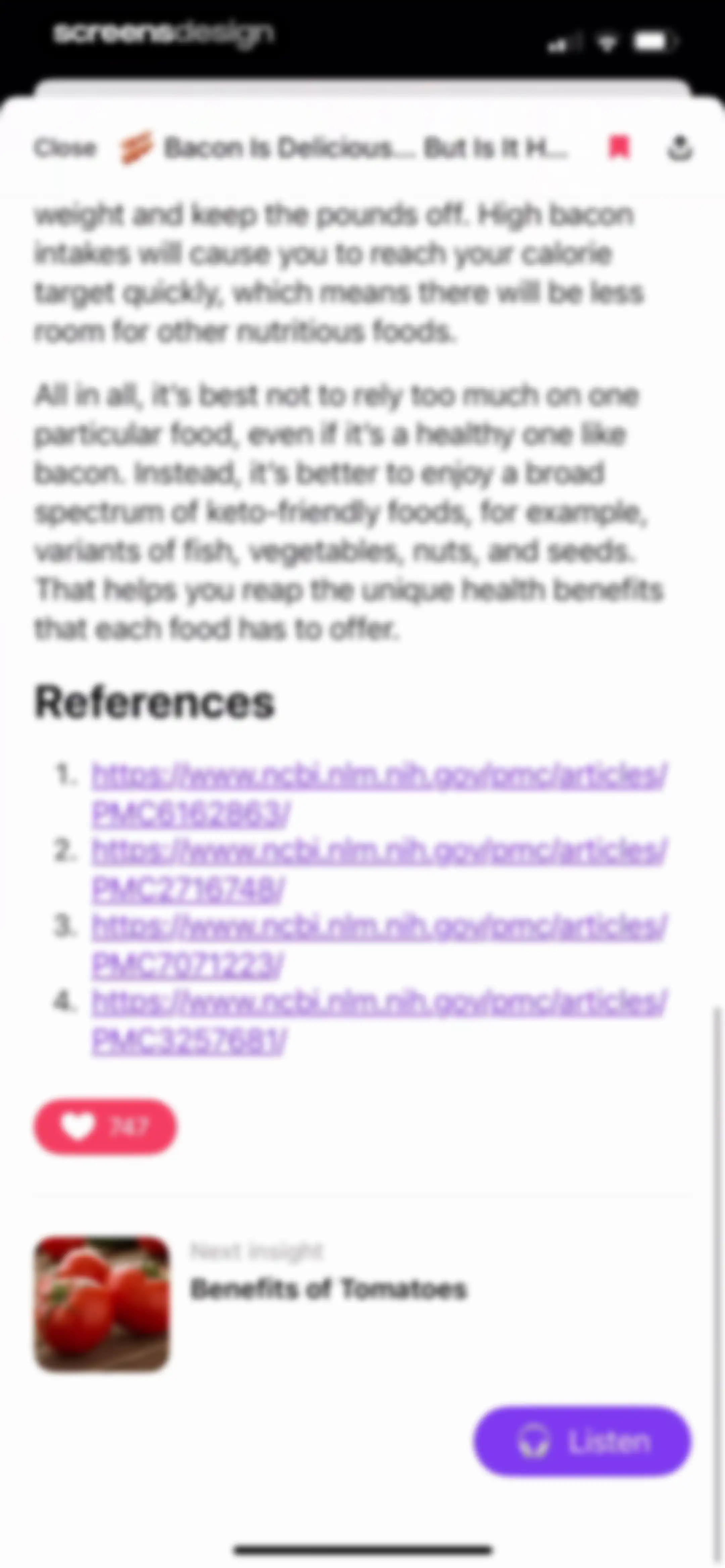 Keto Diet App － Carb Tracker screen 130