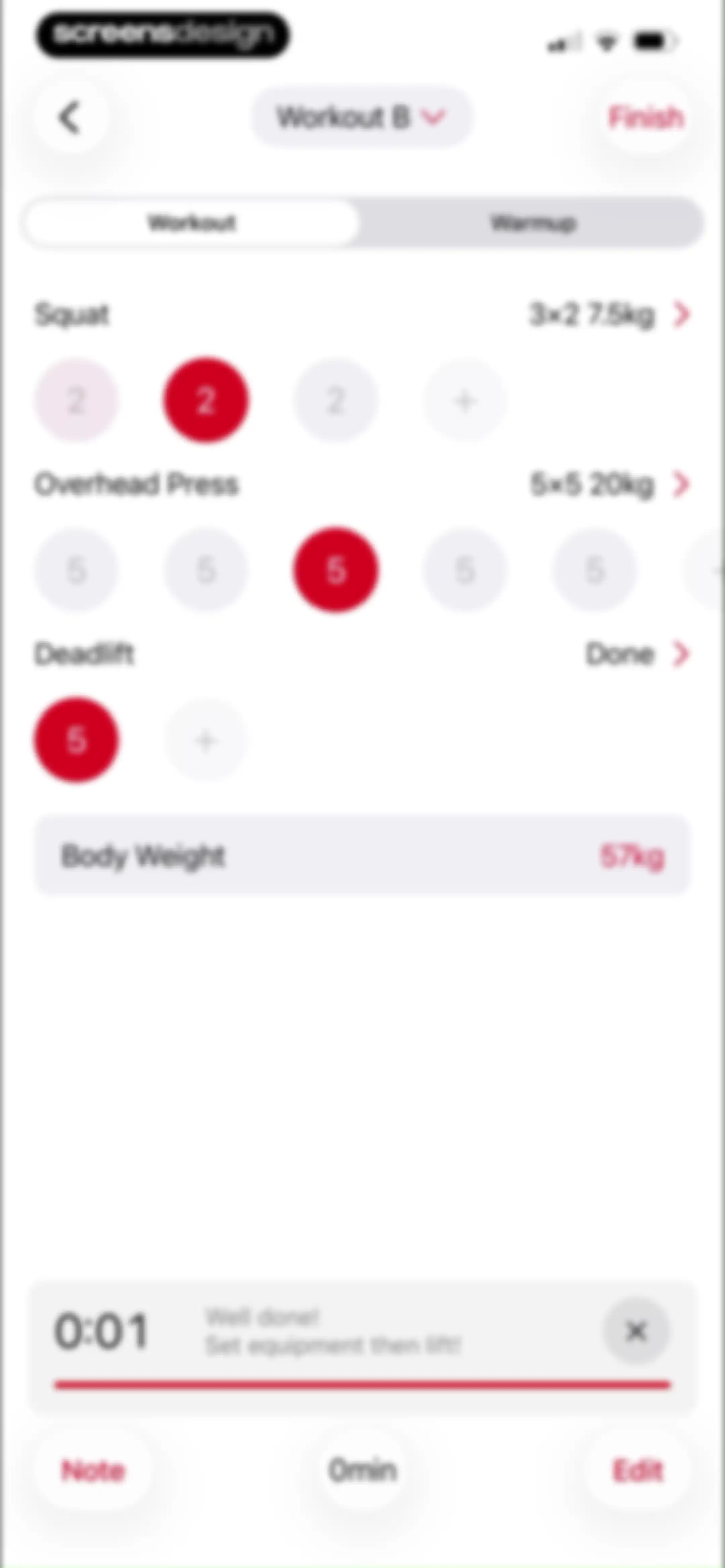 Stronglifts 5x5 Workout Plan screen 50