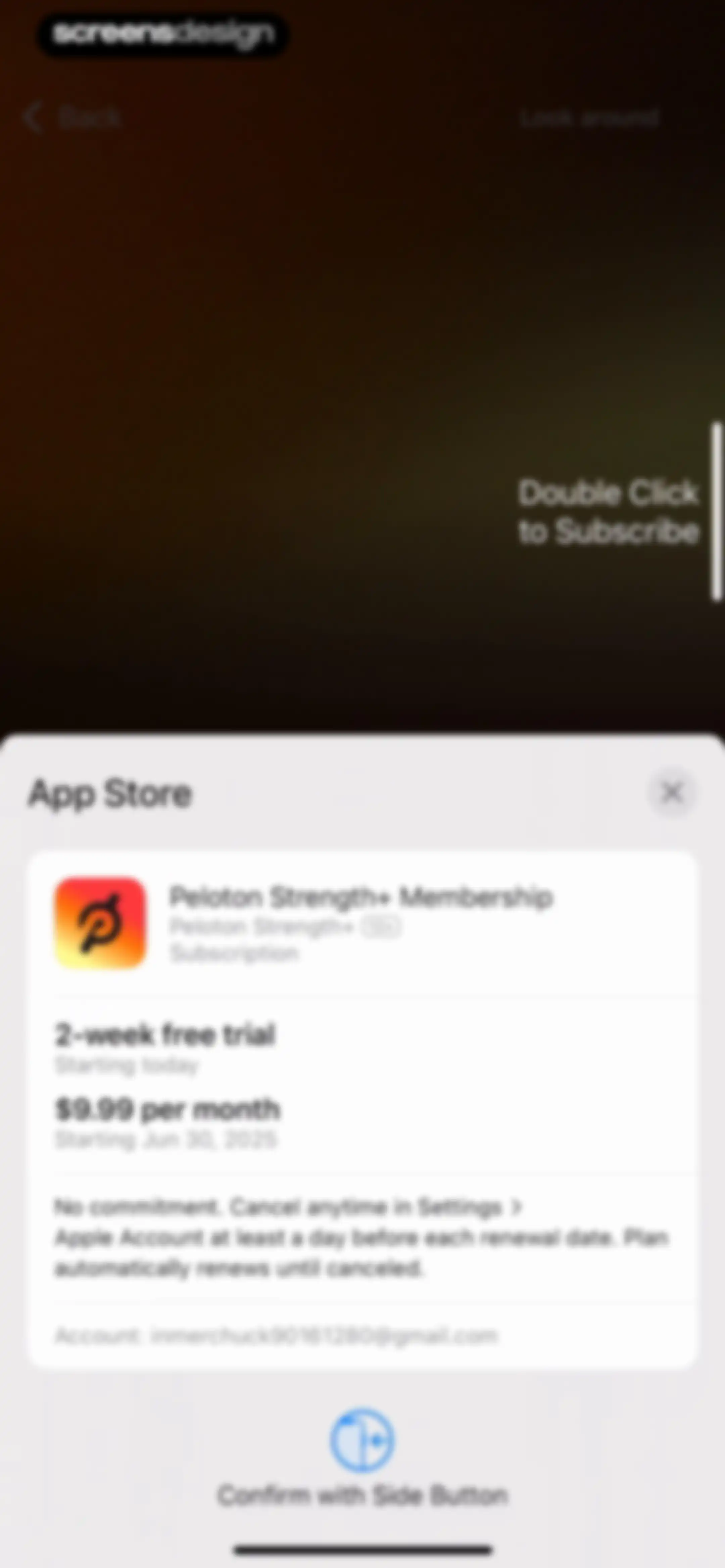 Peloton Strength+ screen 11