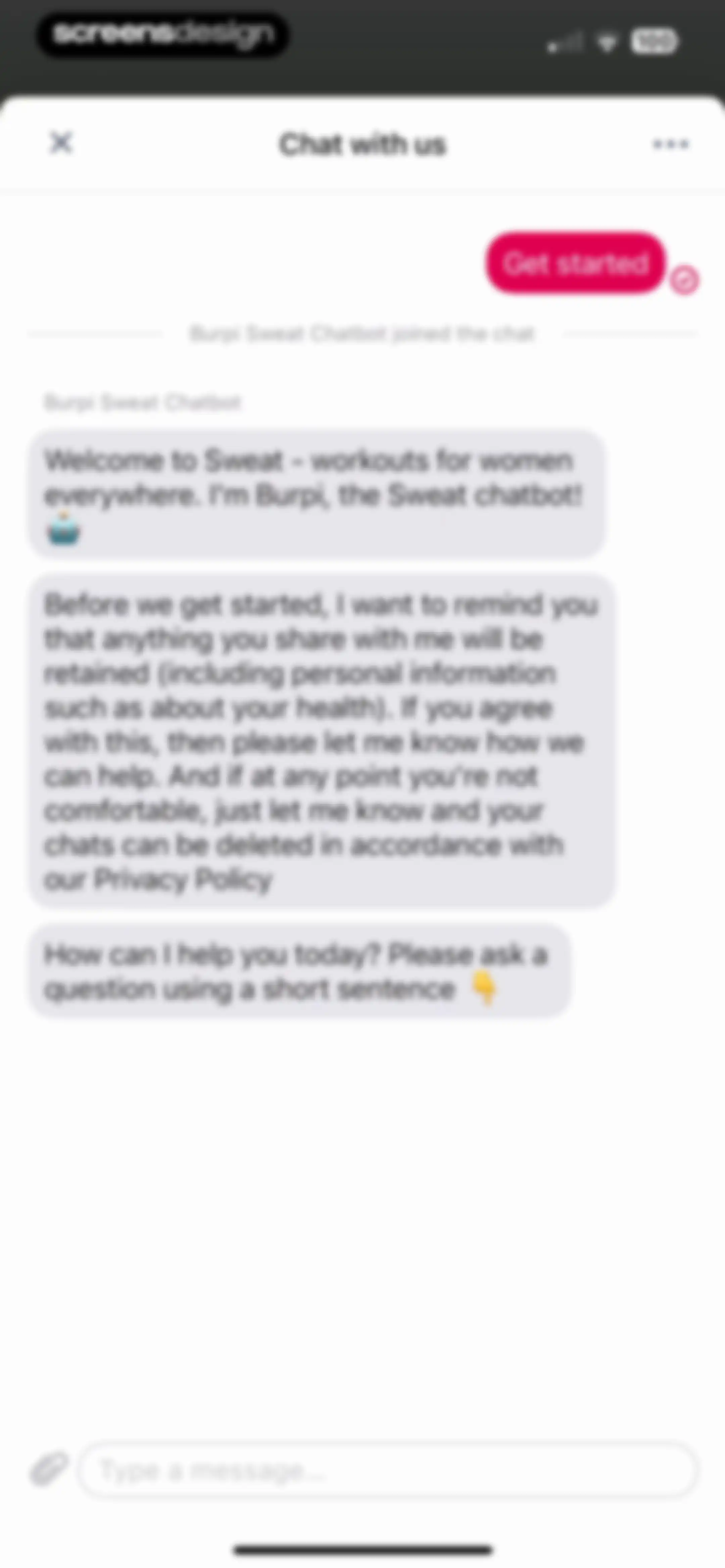 Sweat: Fitness App For Women screen 76