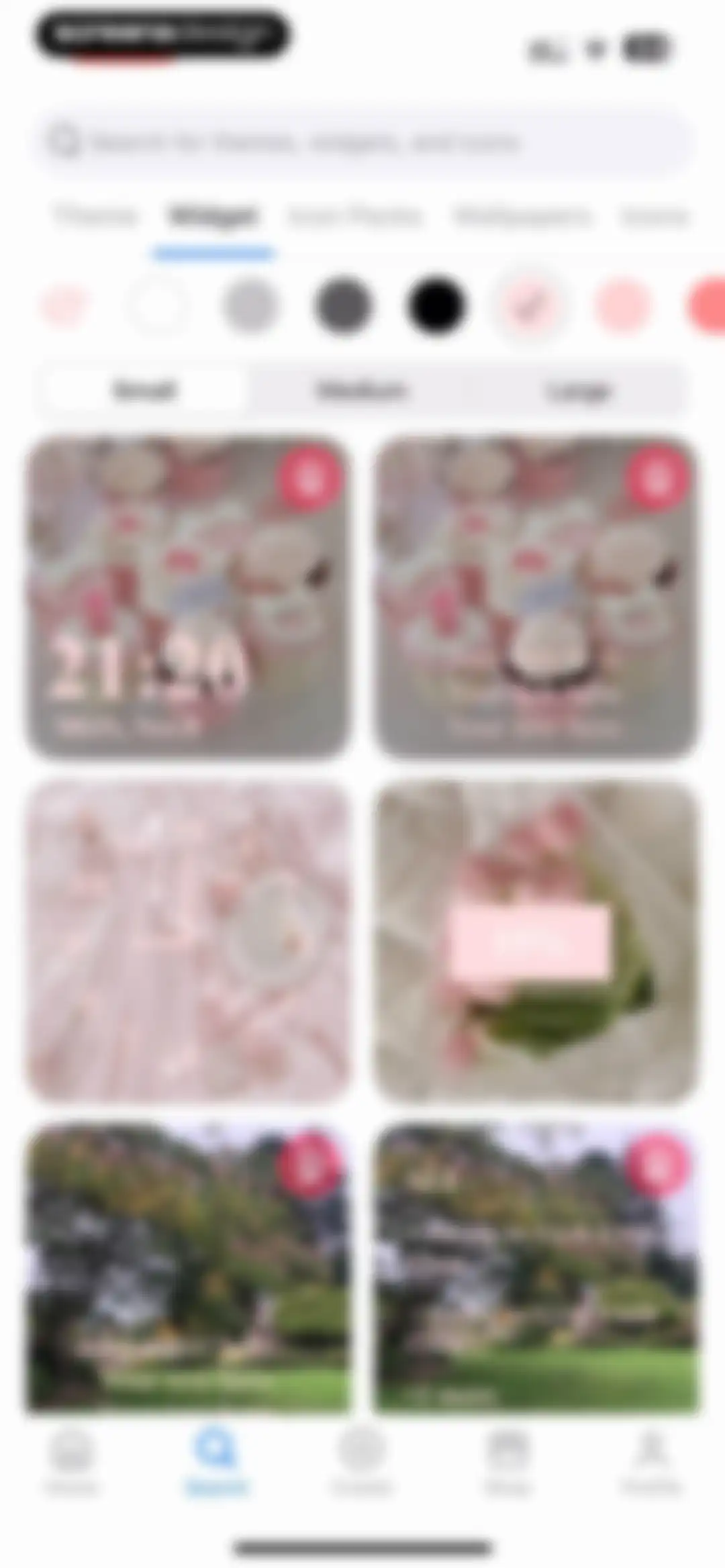 WidgetClub:Widget, Theme, Icon screen 67