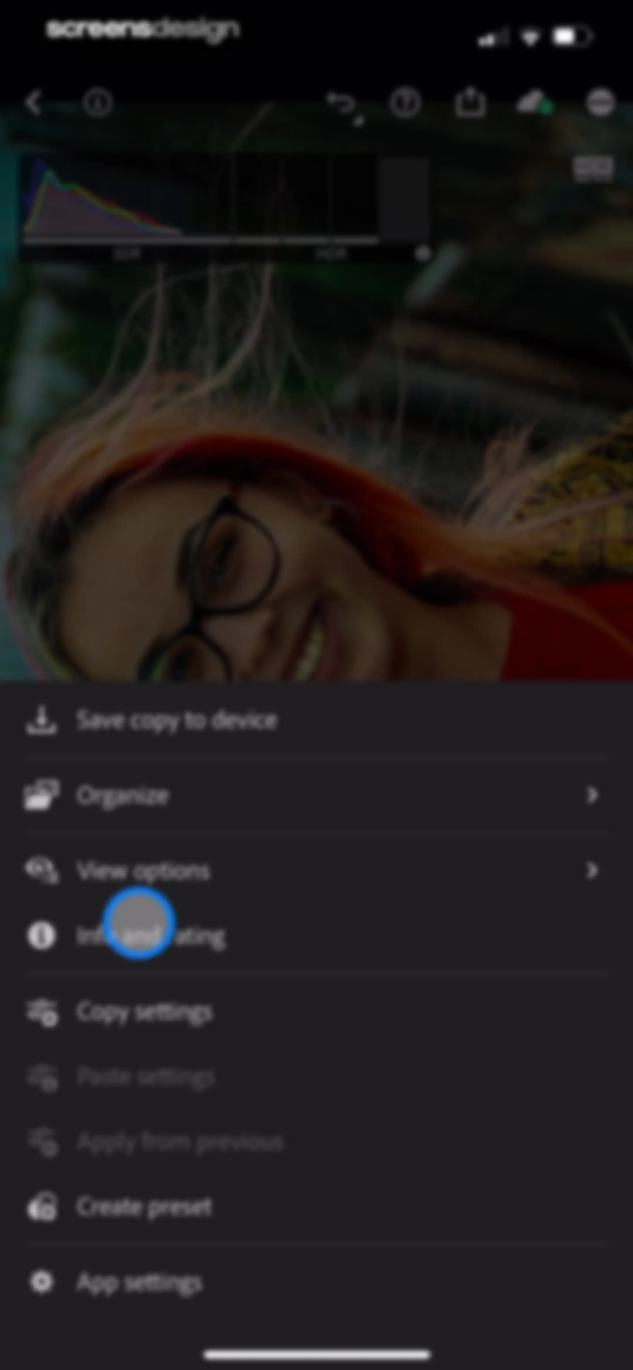 Lightroom: AI Photo Editor screen 130
