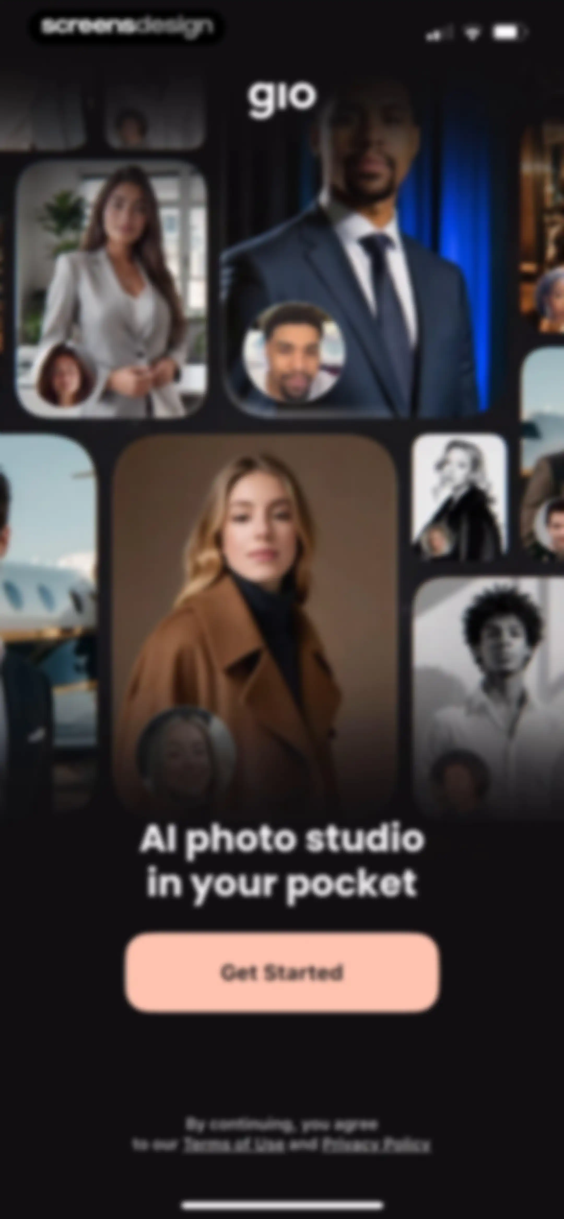GIO - AI Photoshoot Generator screen 3