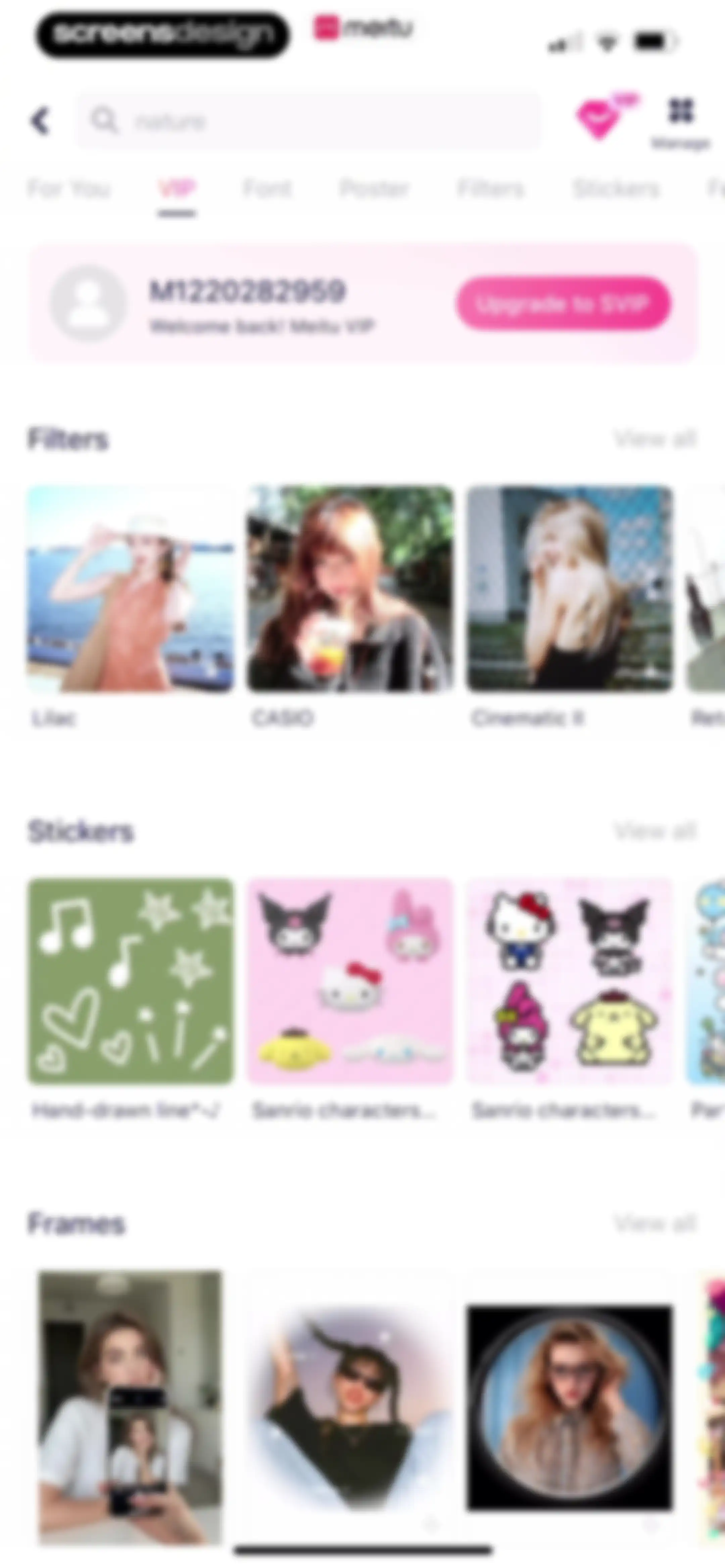 Meitu AI Photo & Video Editor screen 189