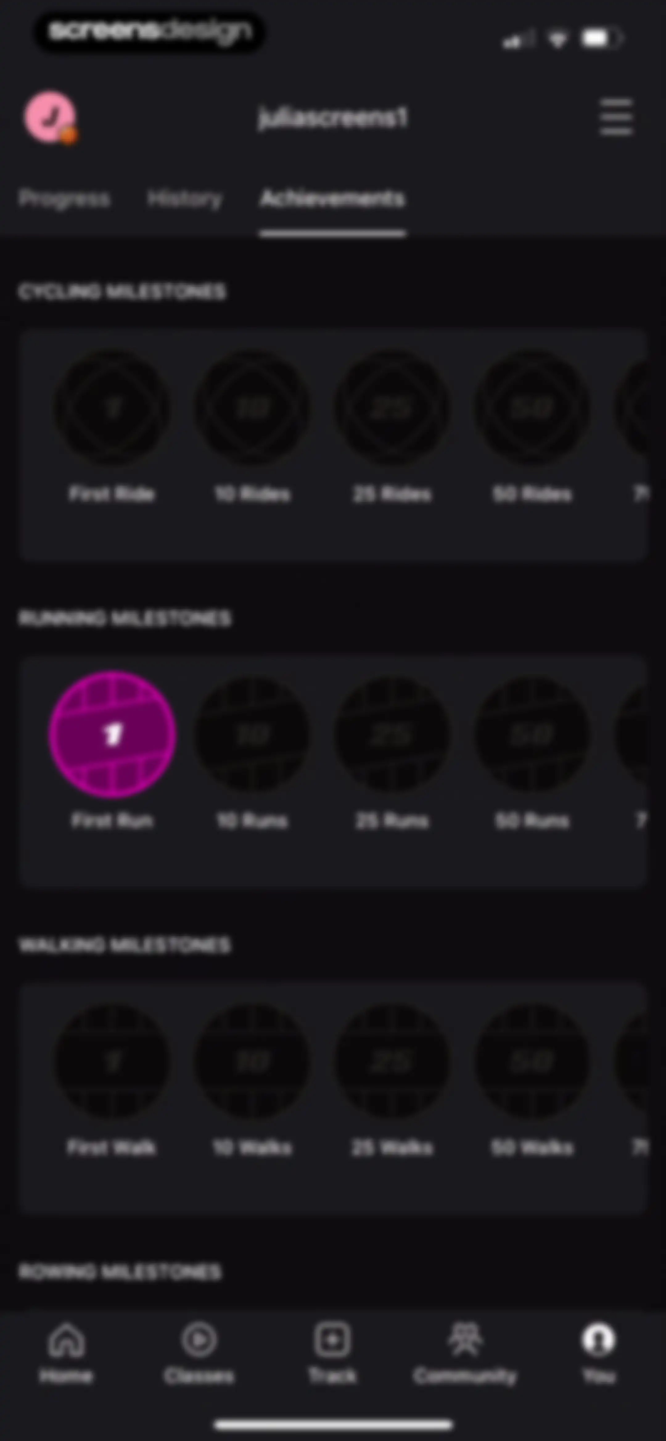 Peloton: Fitness & Workouts screen 234