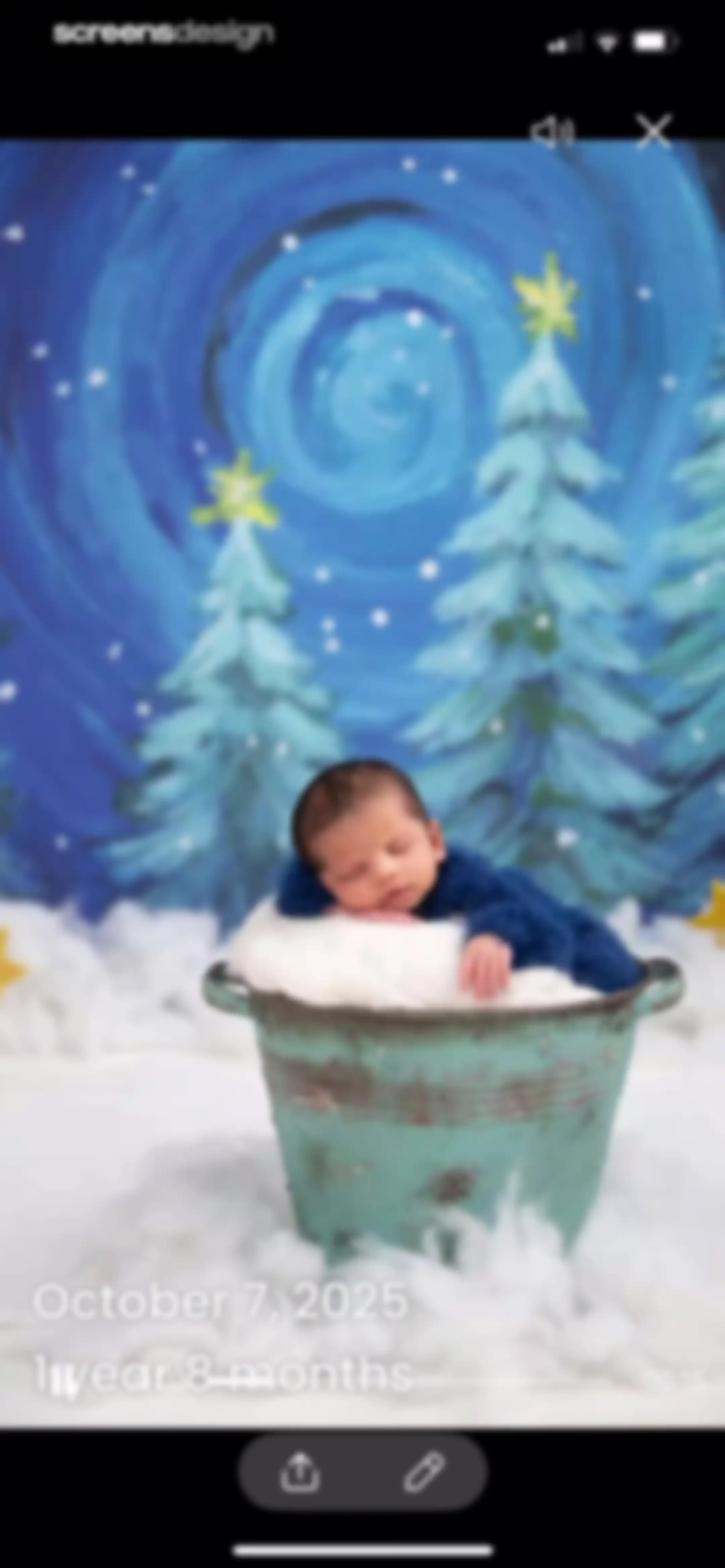 Precious - Baby Photo Art screen 40
