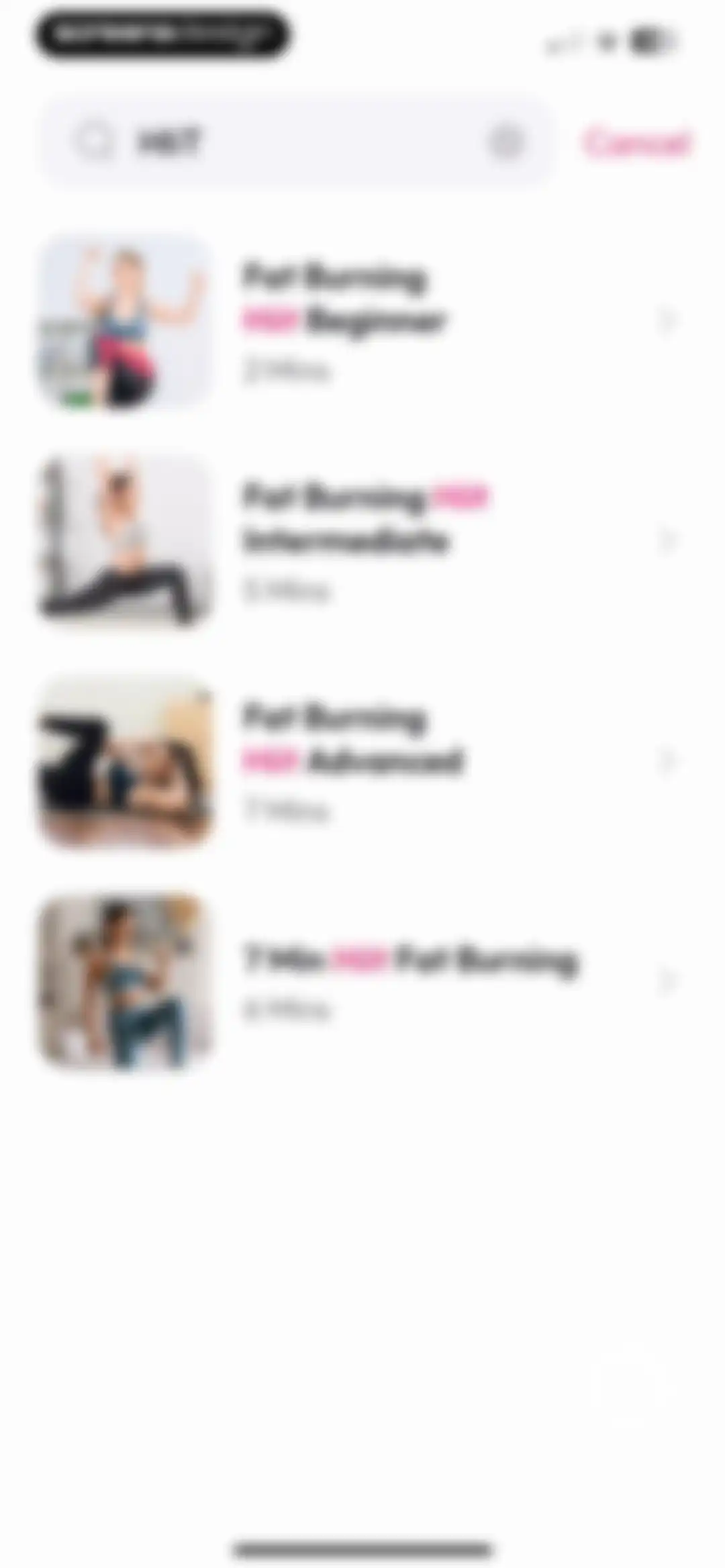 Workout for Women: Fit at Home screen 126