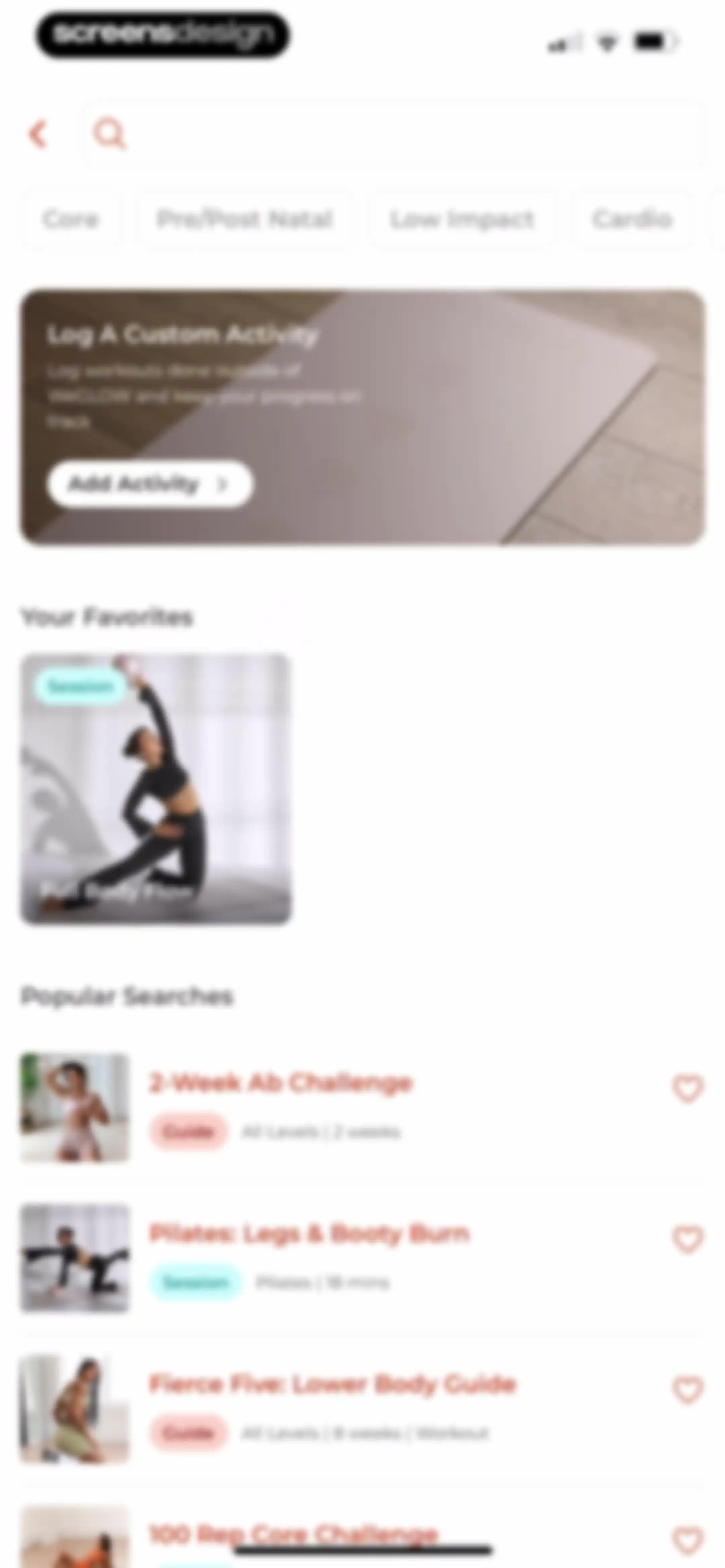 WeGLOW: Home Workout for Women screen 61
