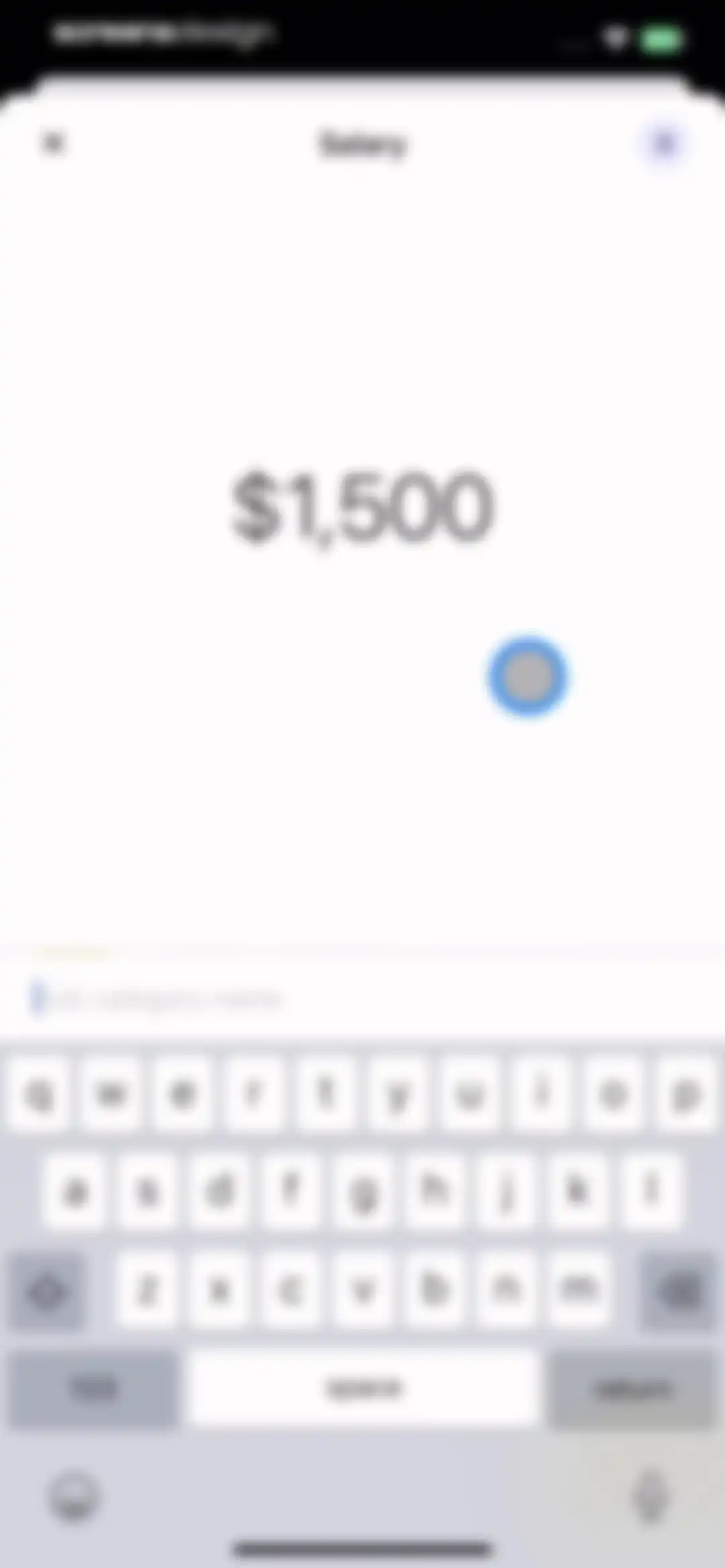 Budget app - spending tracker screen 20