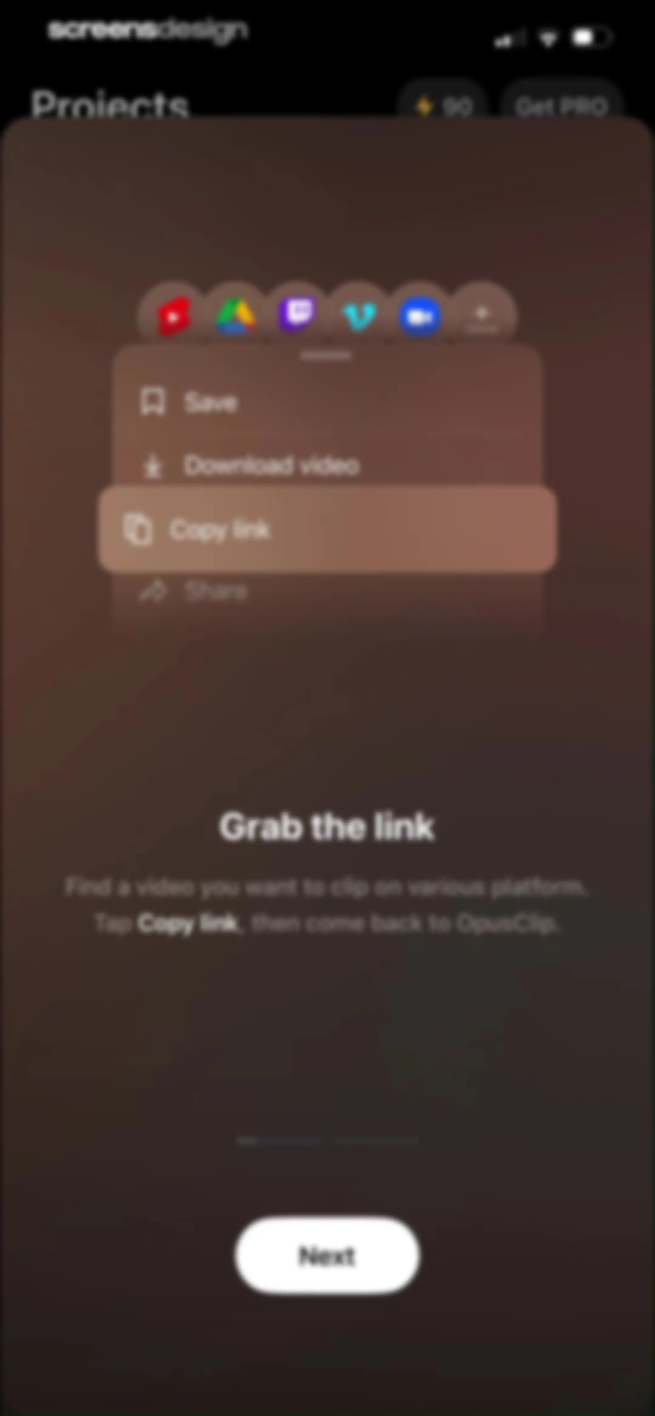 OpusClip - AI video clipping screen 25
