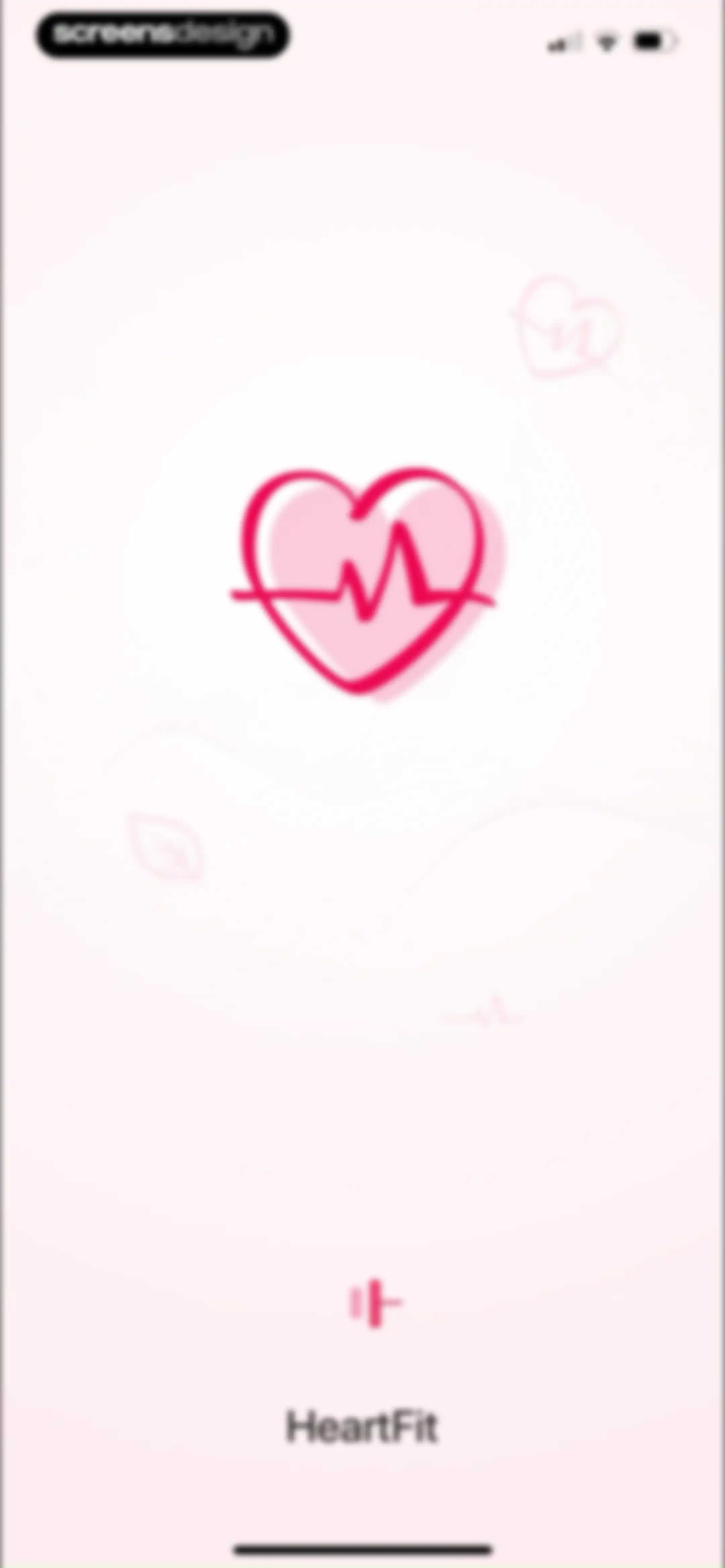 HeartFit - Heart Rate Monitor screen 1