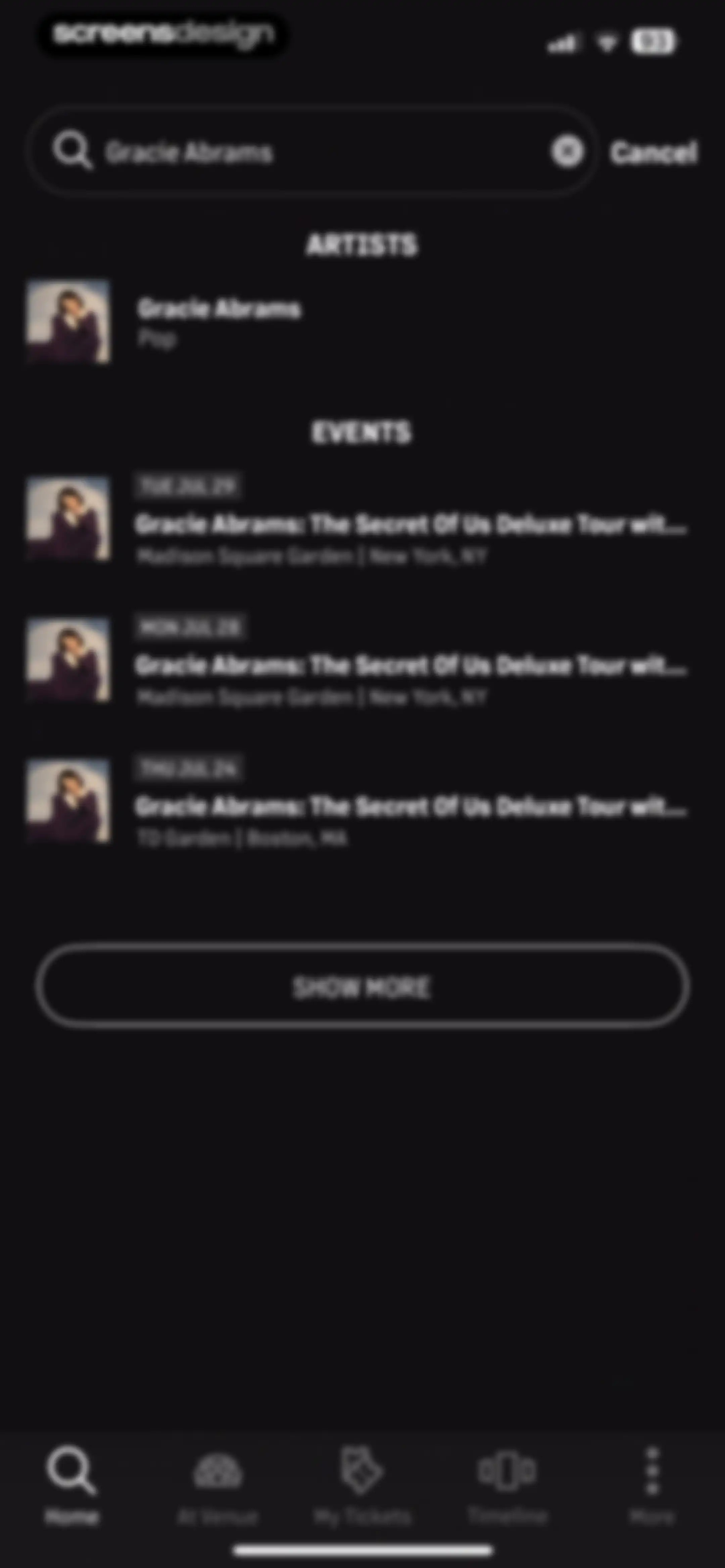 Live Nation – For Concert Fans screen 69