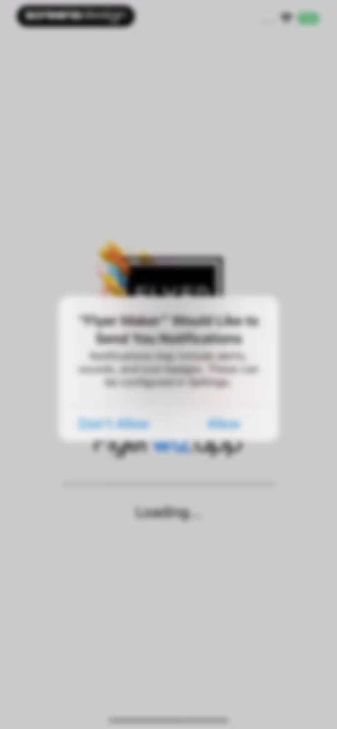 Flyer Maker + Poster Maker screen 2