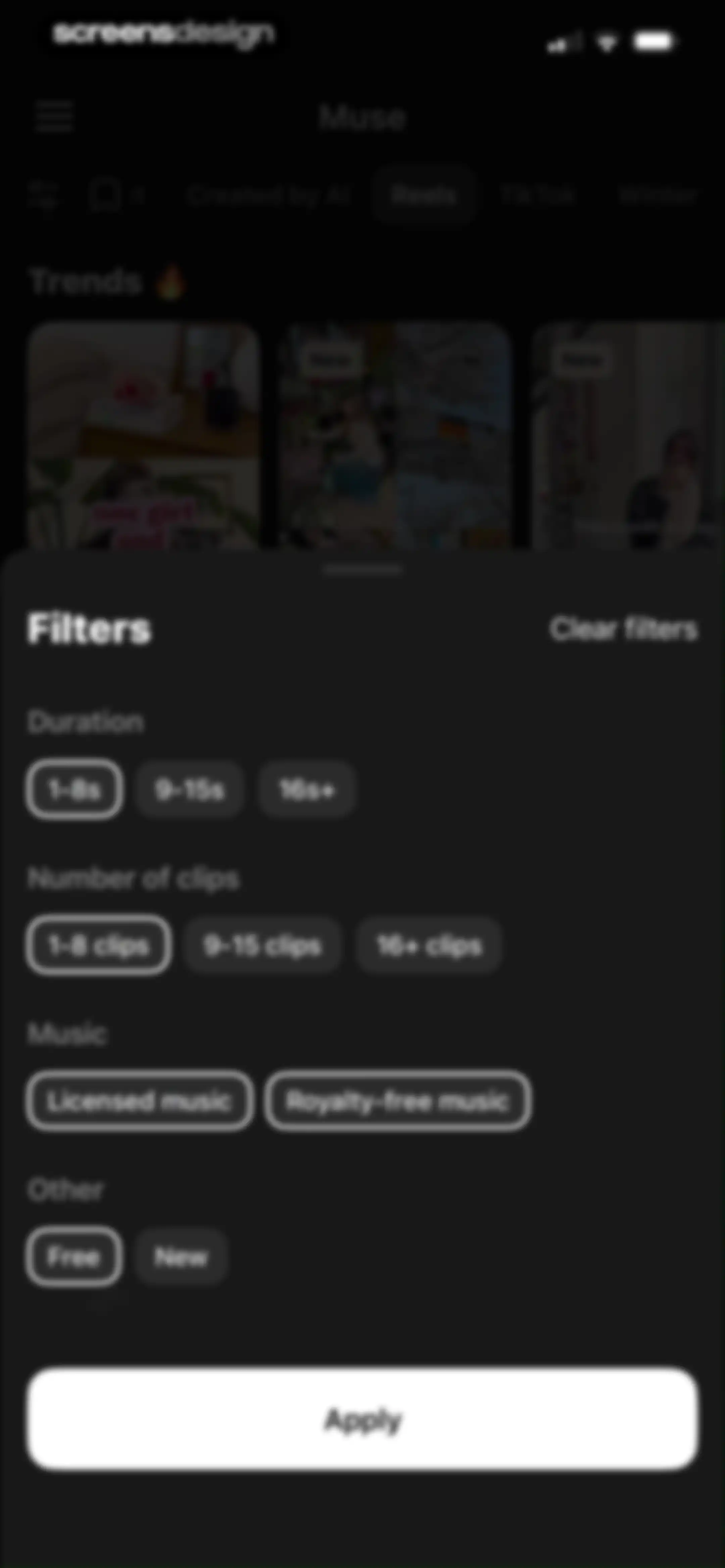 Muse: Reels Video Editor screen 62