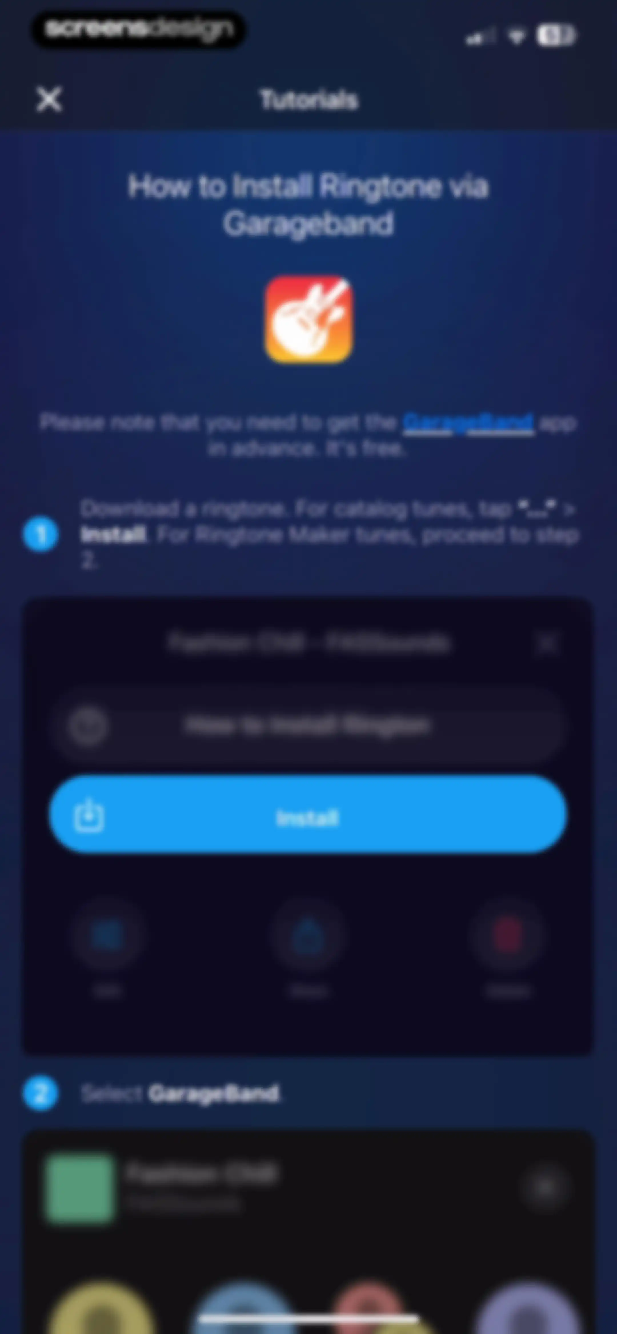 Ringtones for iphone: Ringtune screen 76