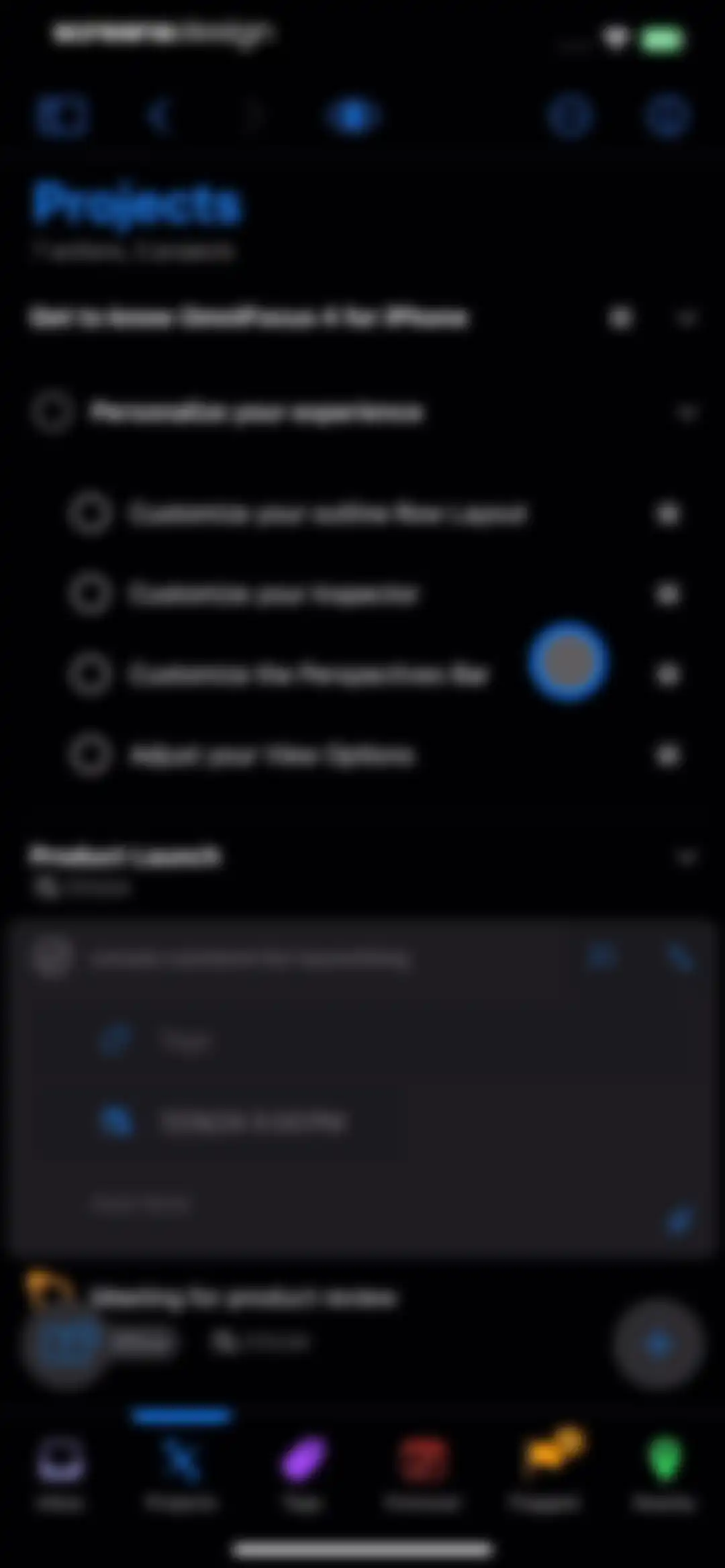 OmniFocus 4 screen 33