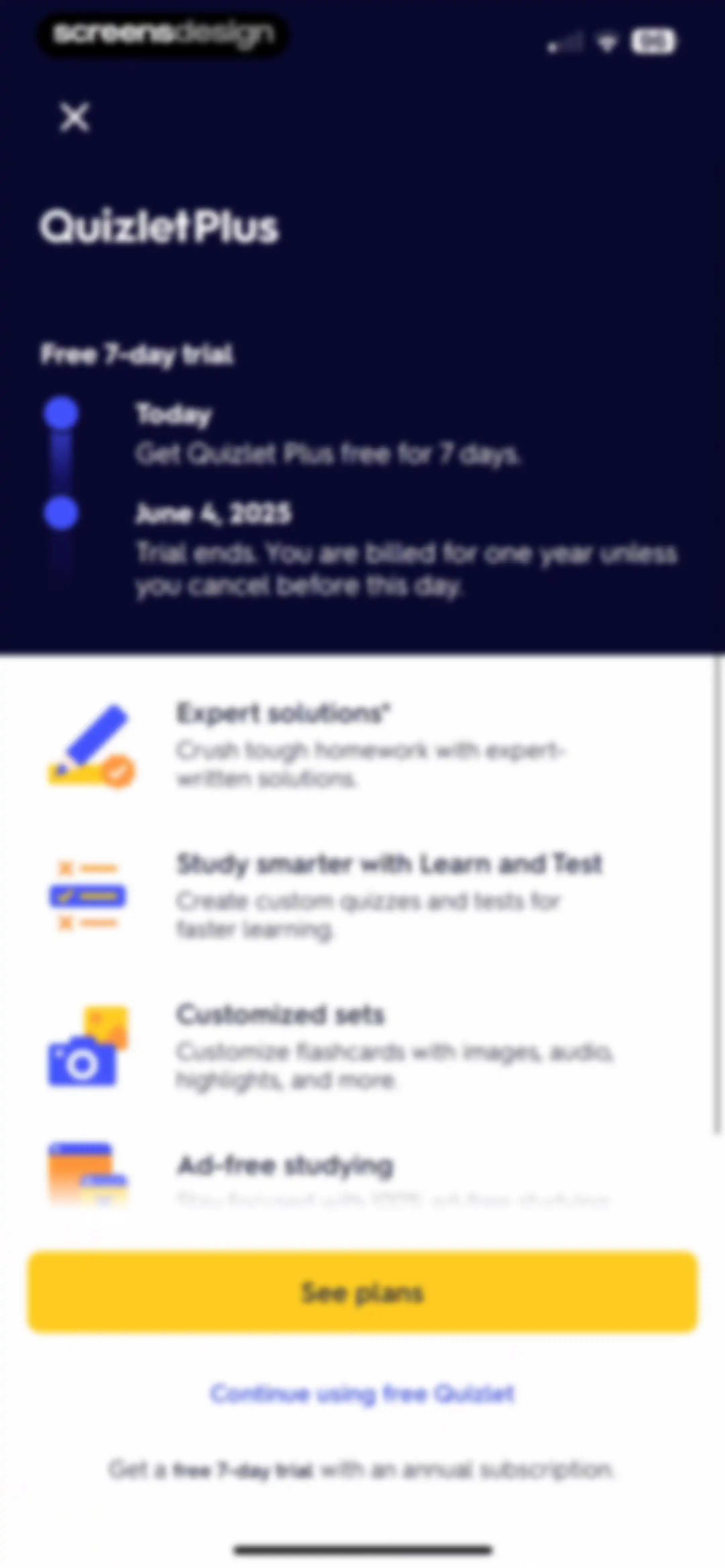 Quizlet: More than Flashcards screen 7