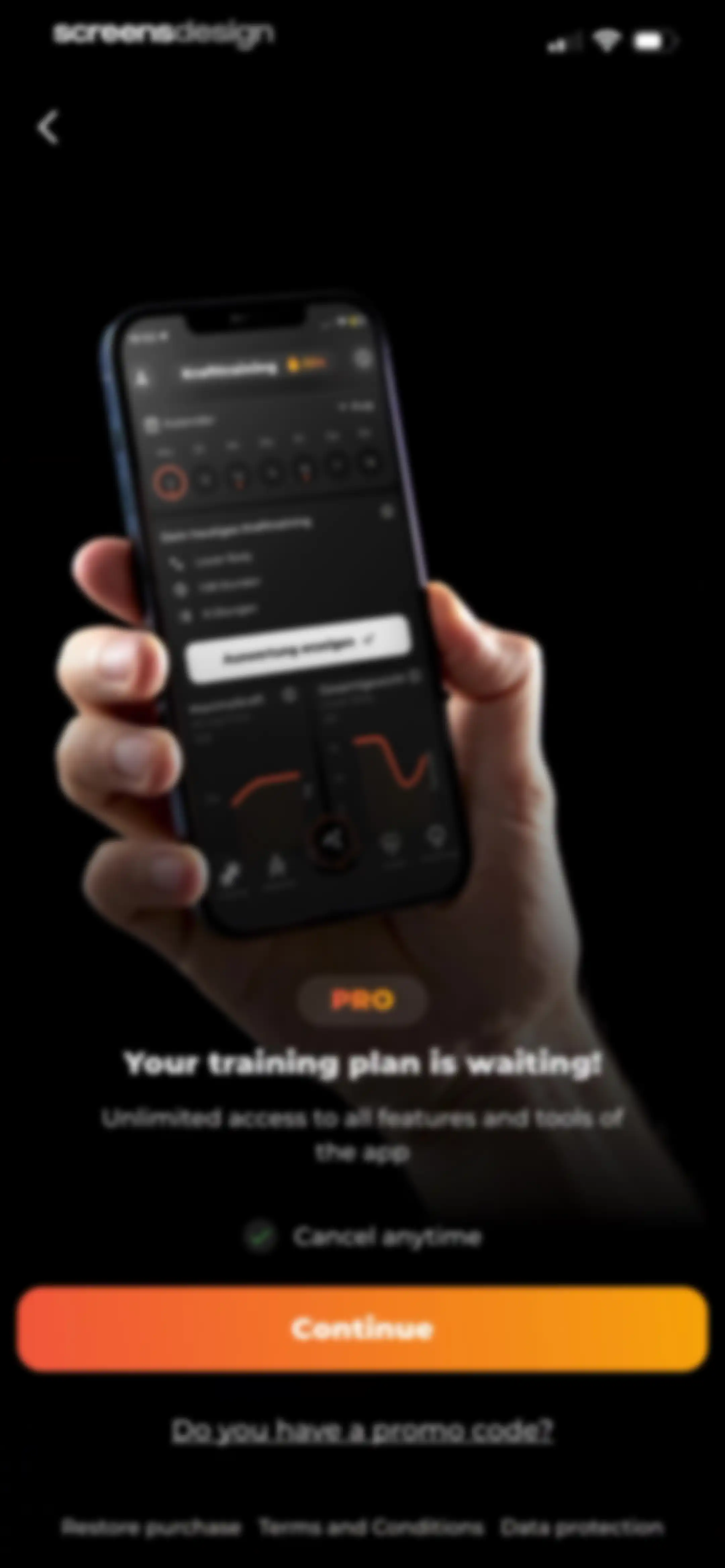 MCI - Personal Training AI screen 44