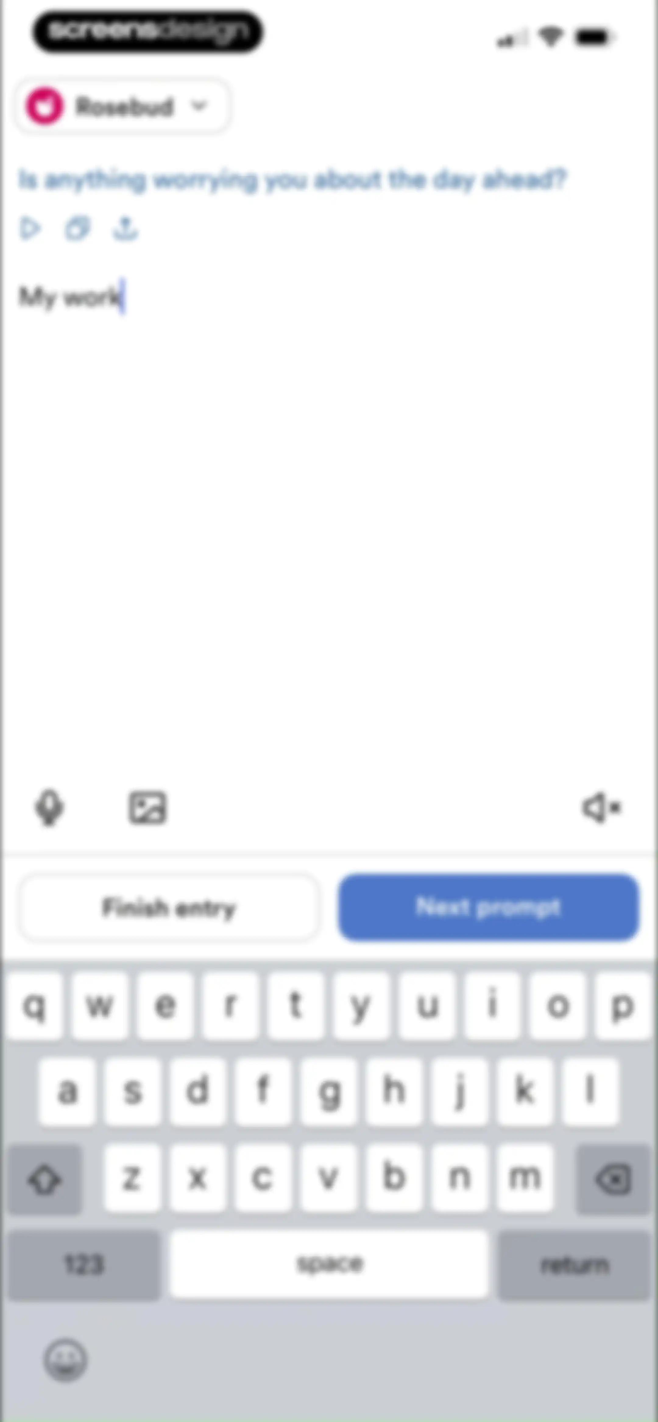 Rosebud: AI Journal & Diary screen 18