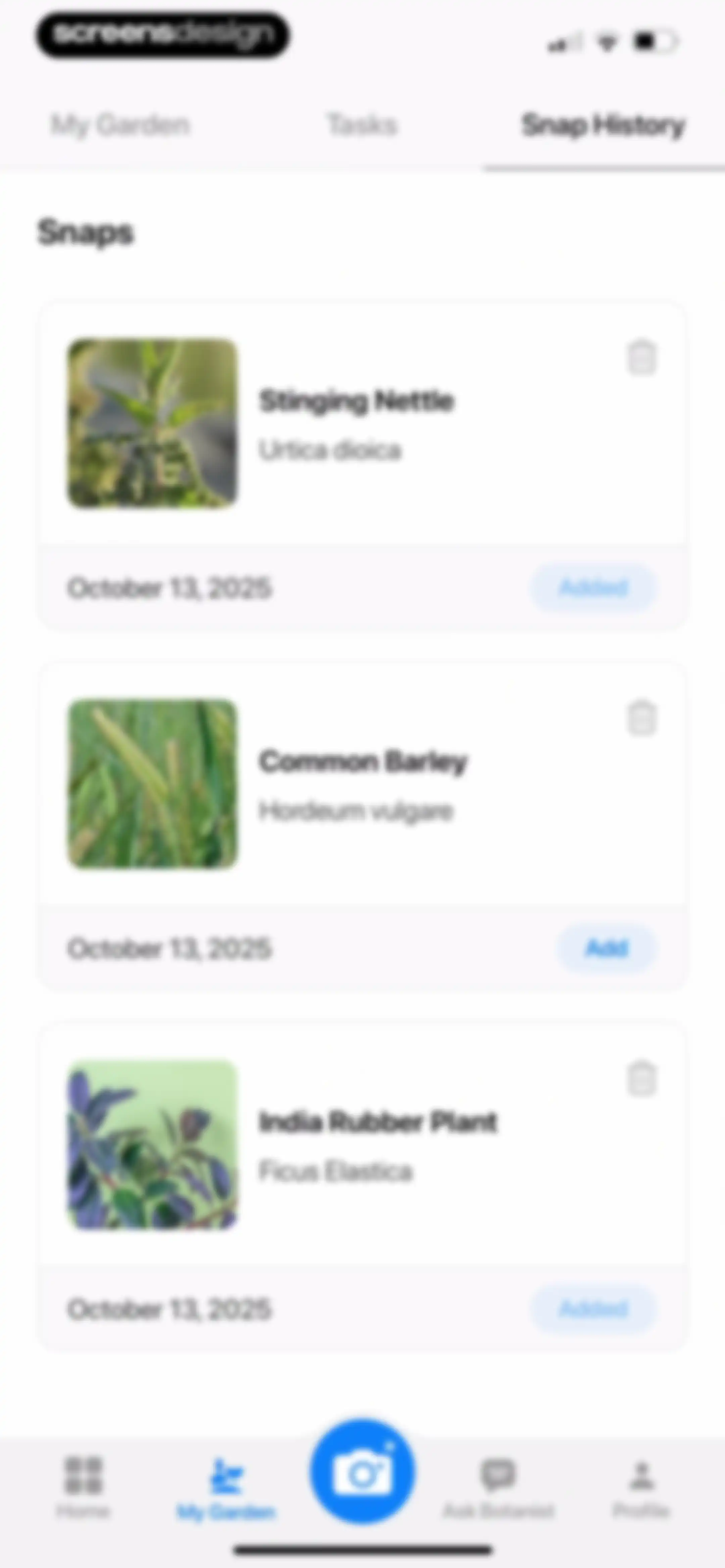 Plant App: Plant Identifier screen 153