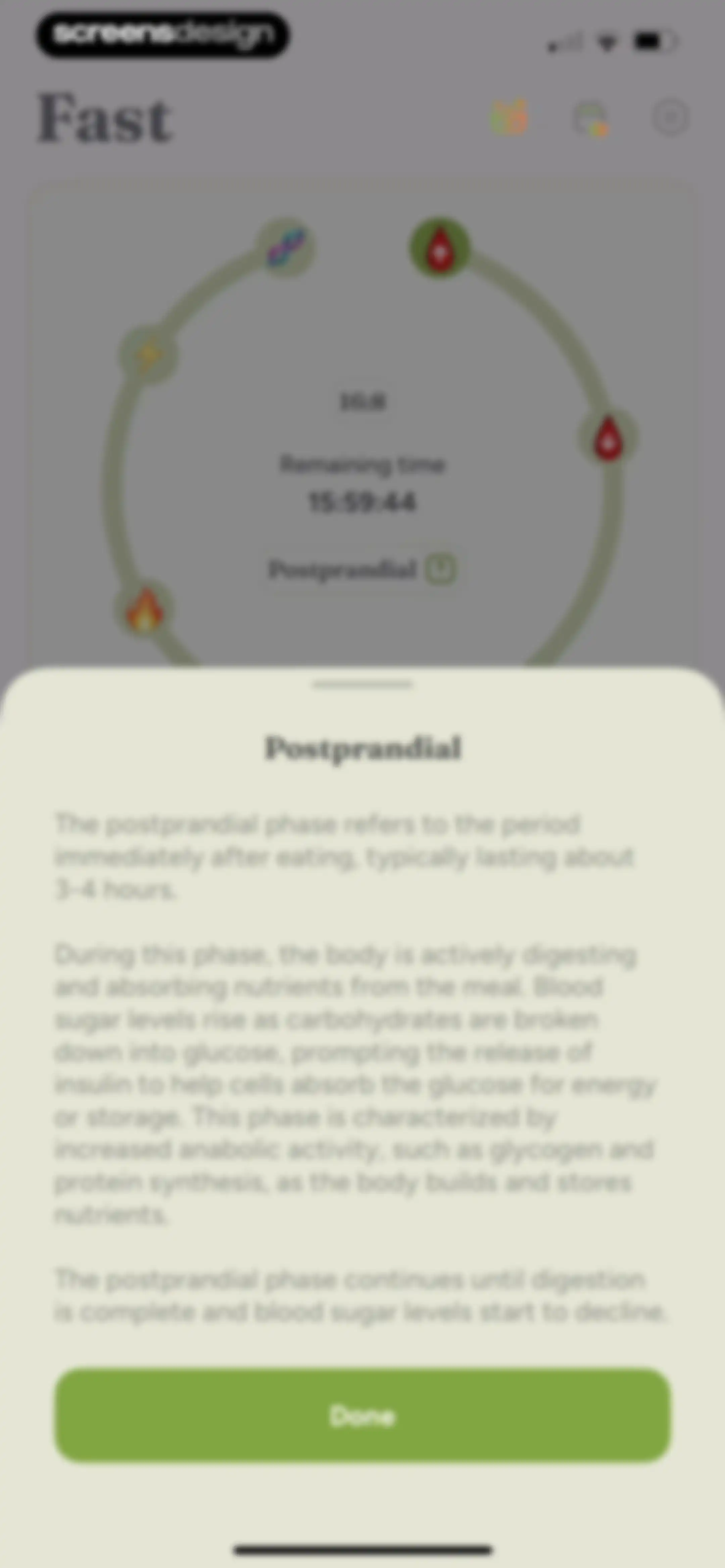 Fast & Fit: IF Fasting Counter screen 52