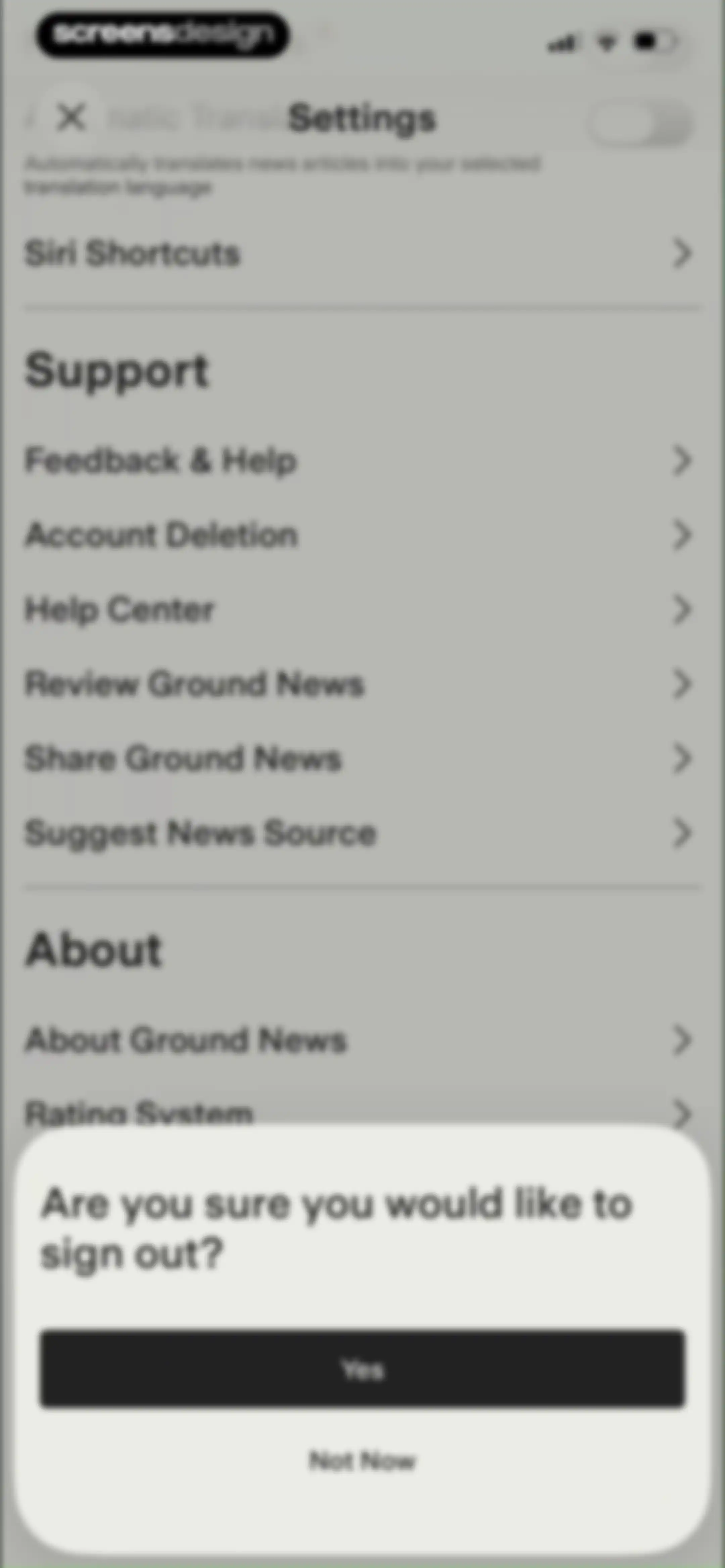 Ground News screen 90