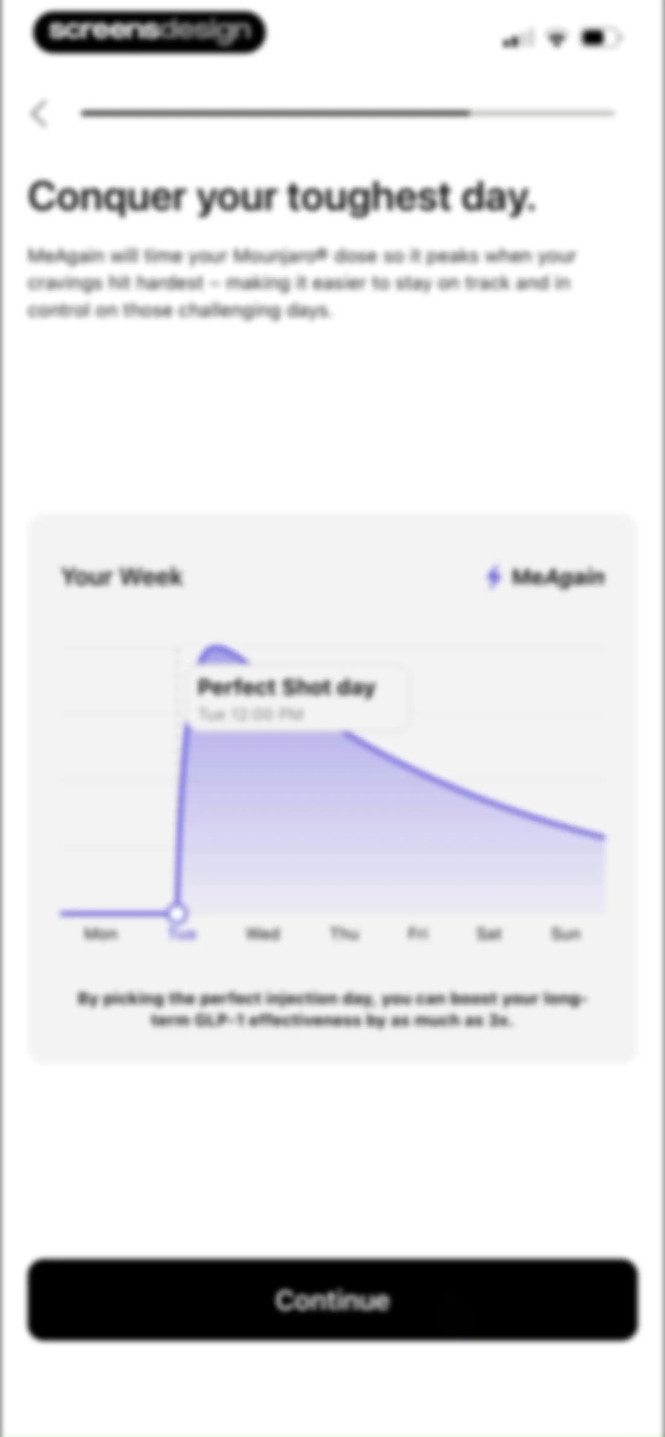 MeAgain: GLP-1 Tracker App screen 24