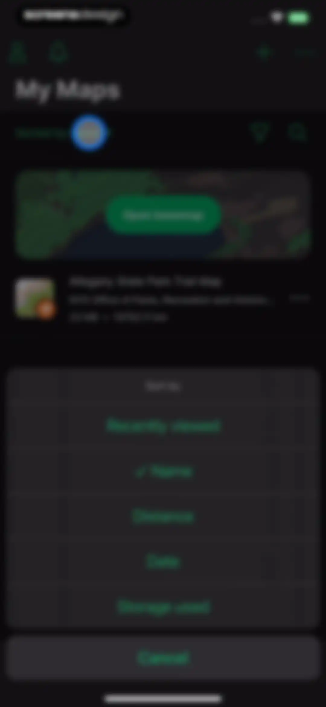 Avenza Maps: Offline Mapping screen 68