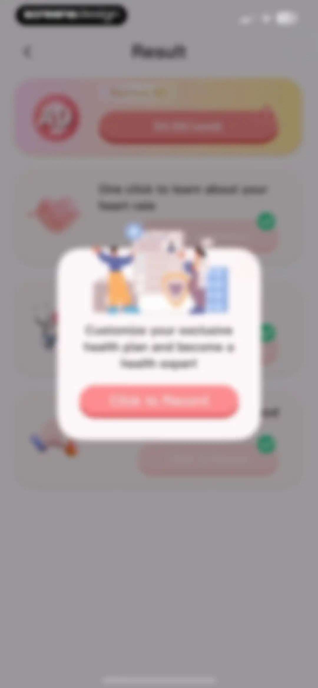 Blood Pressure Level Checker screen 26