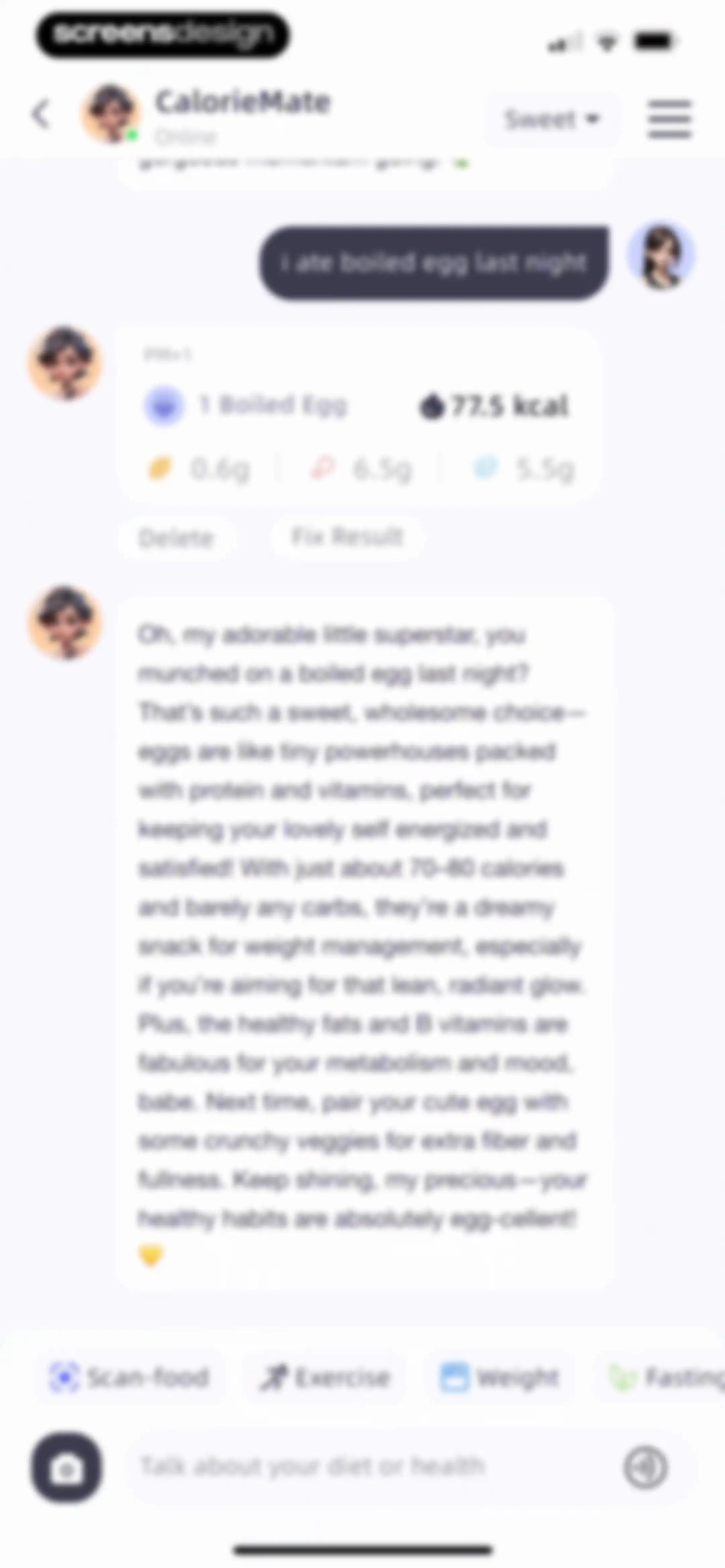 Calorie Tracker-CalorieMate screen 151