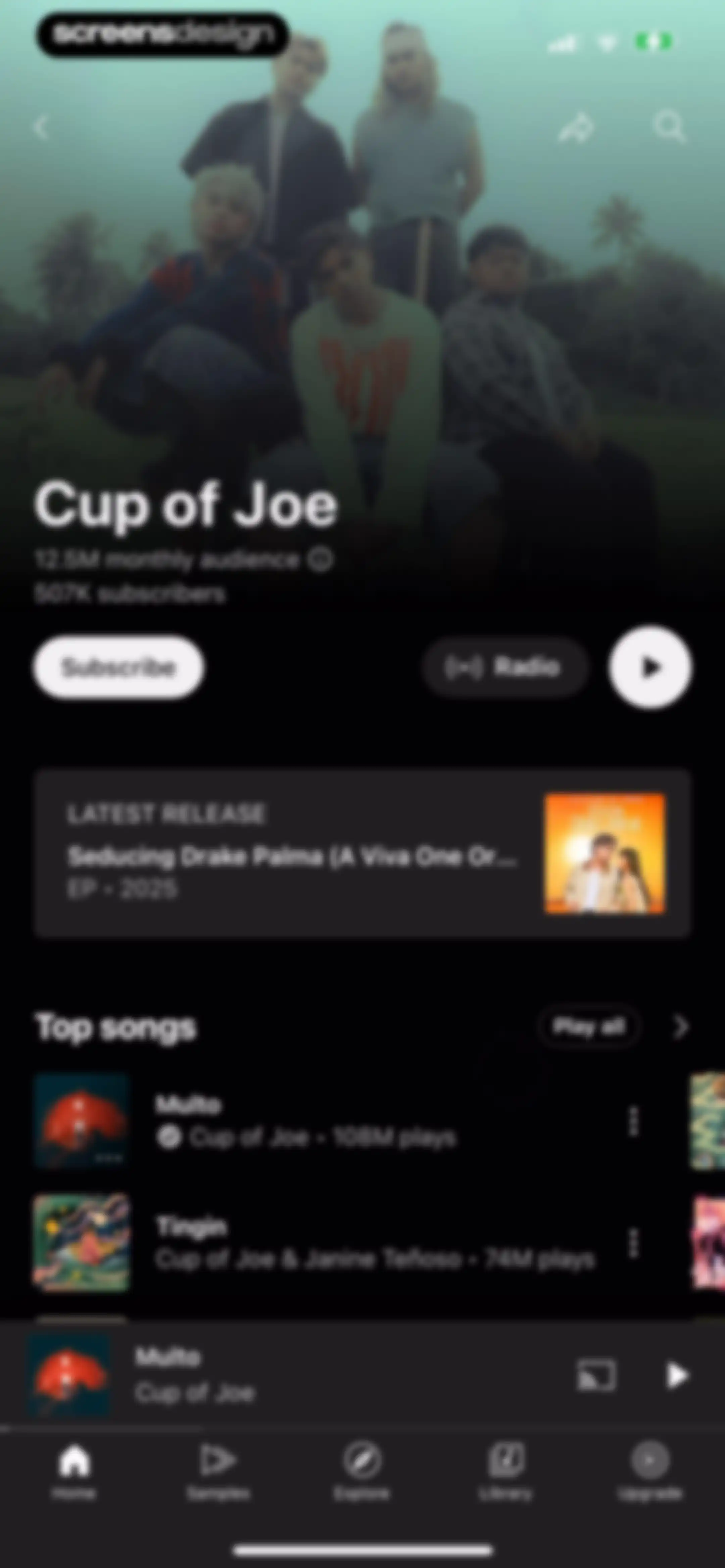 YouTube Music screen 59