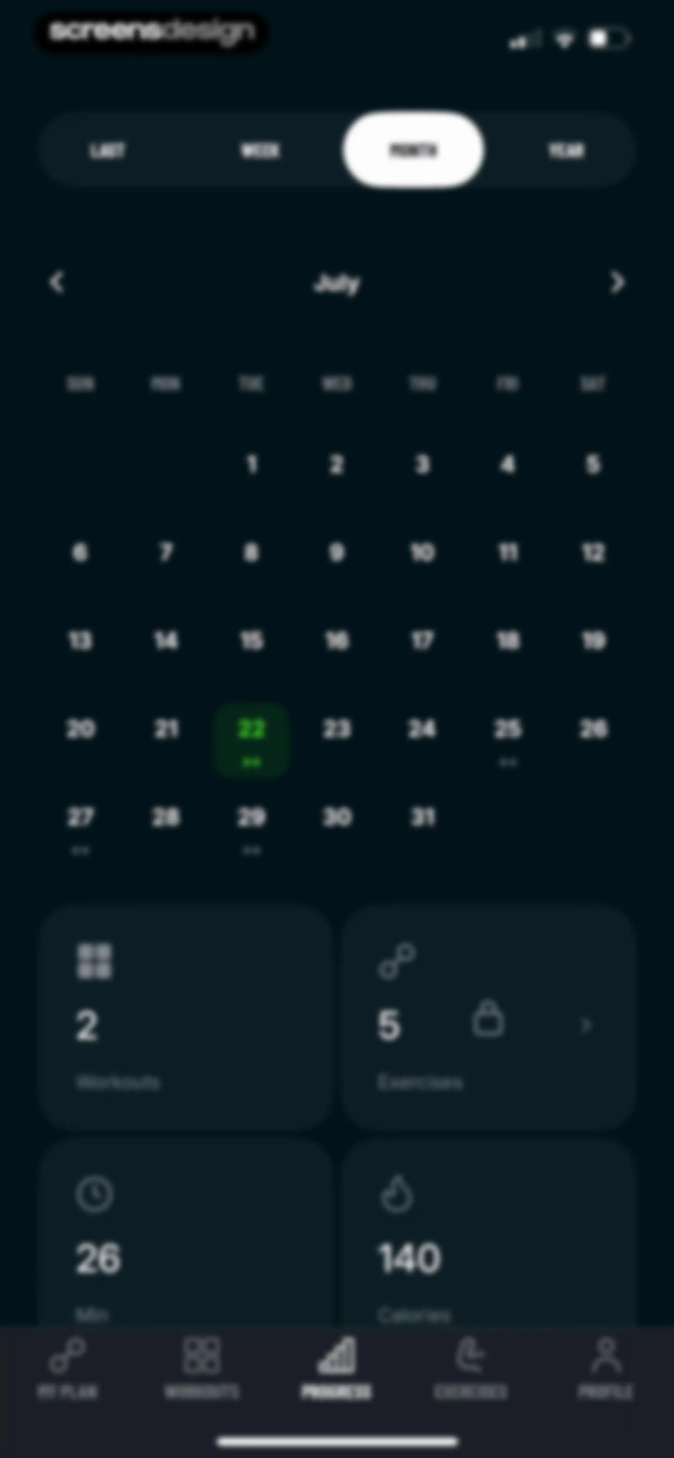 Befit: Gym & Home Workout Plan screen 119