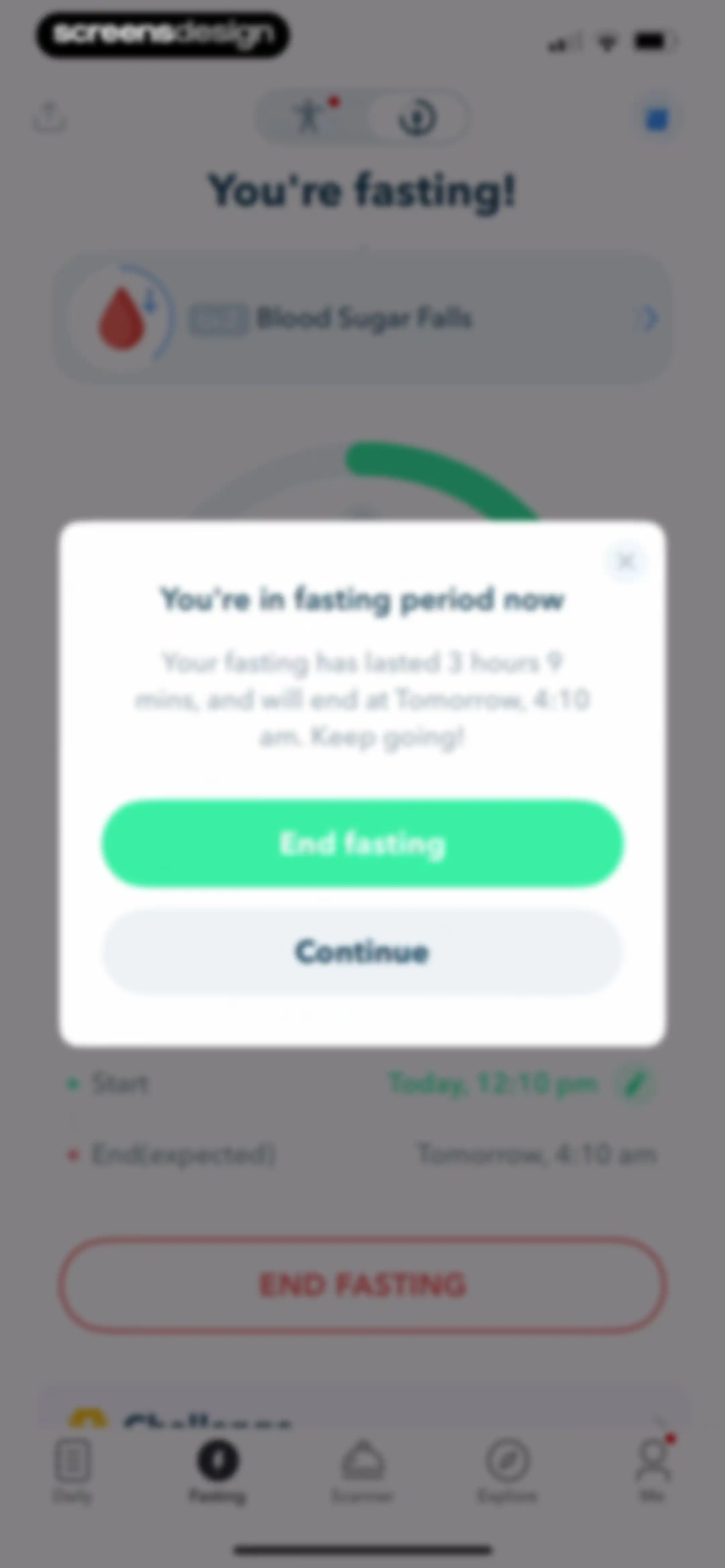 Intermittent Fasting Tracker - screen 111