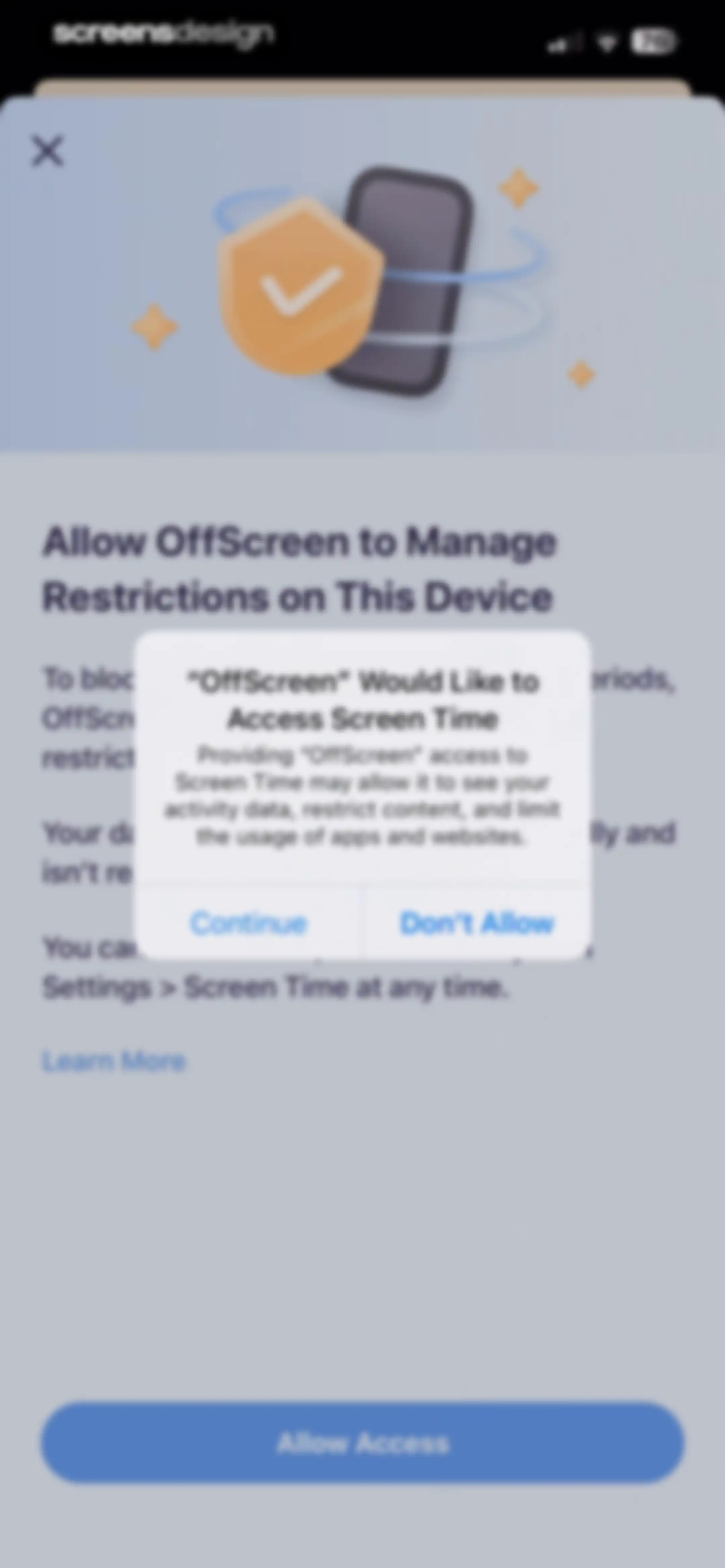 OffScreen: Screen Time Control screen 30