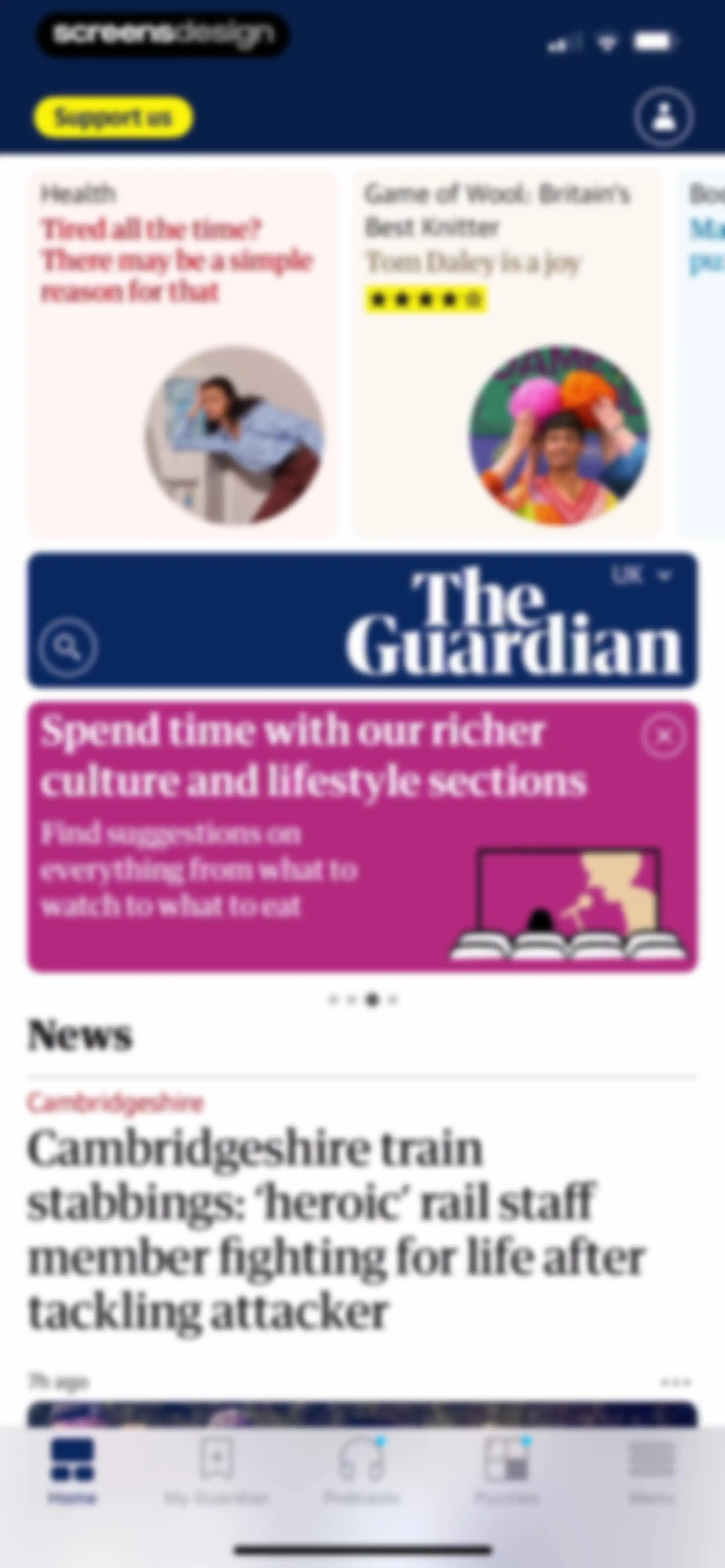 The Guardian - US & World News screen 31