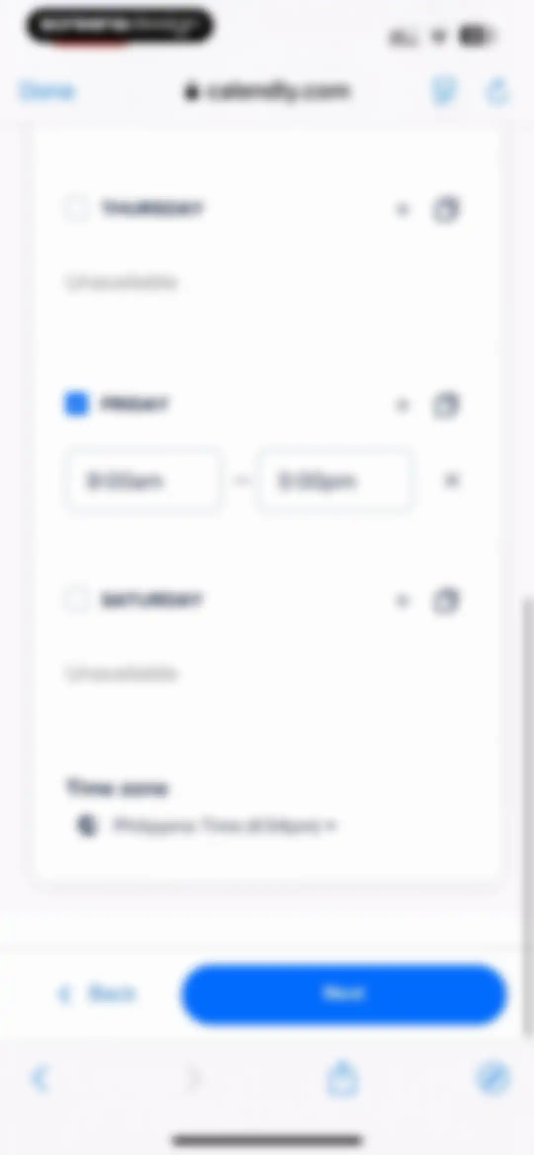 Calendly Mobile screen 16