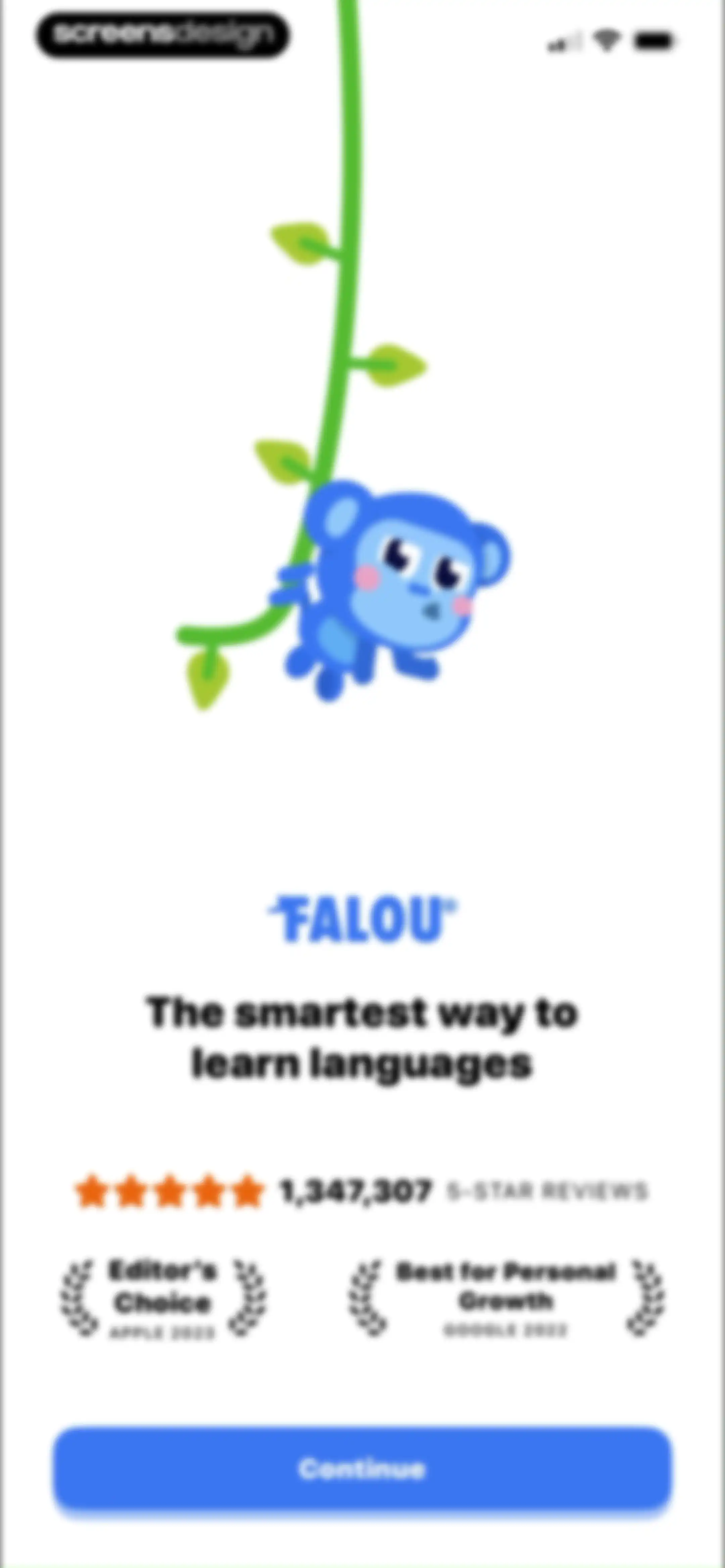 Falou - Fast language learning screen 3