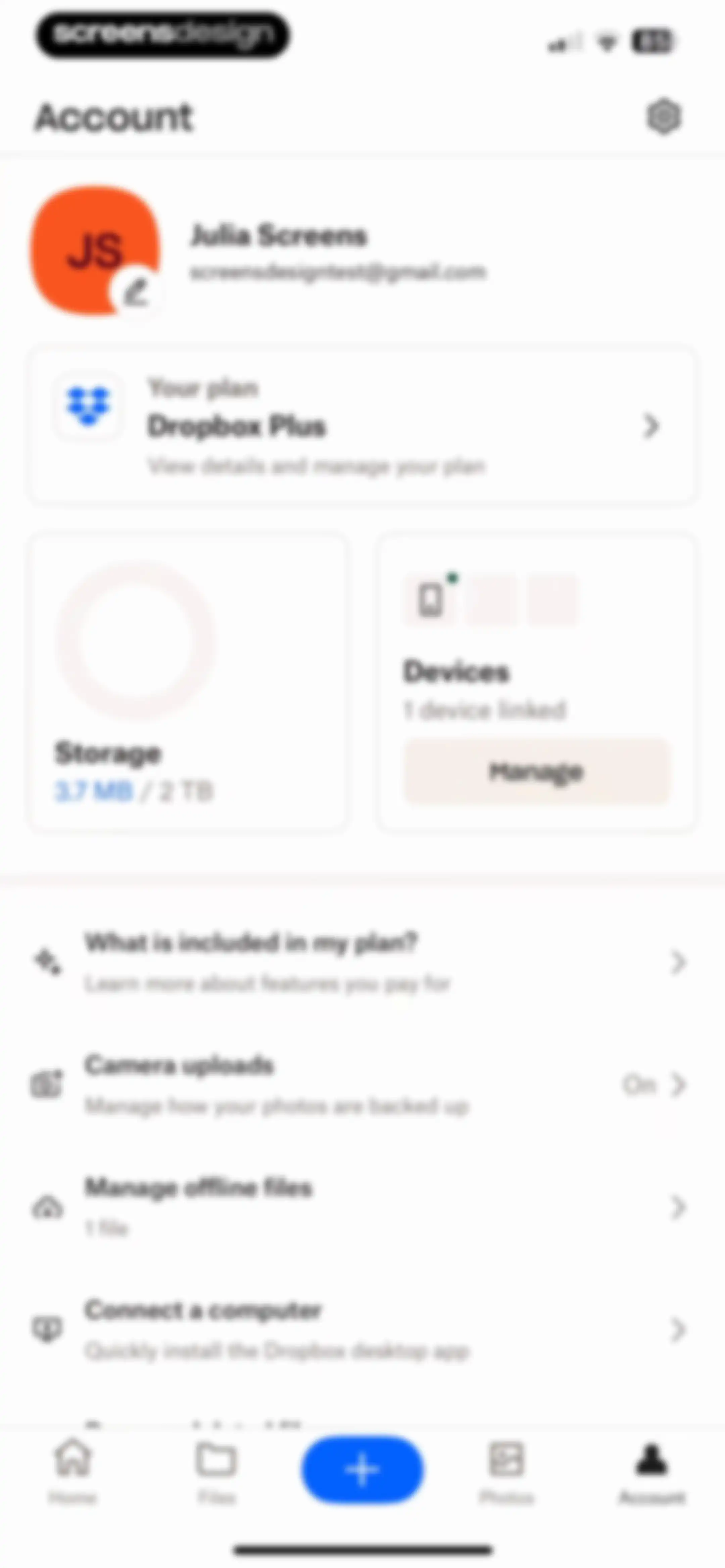 Dropbox: Cloud Storage Backup screen 121