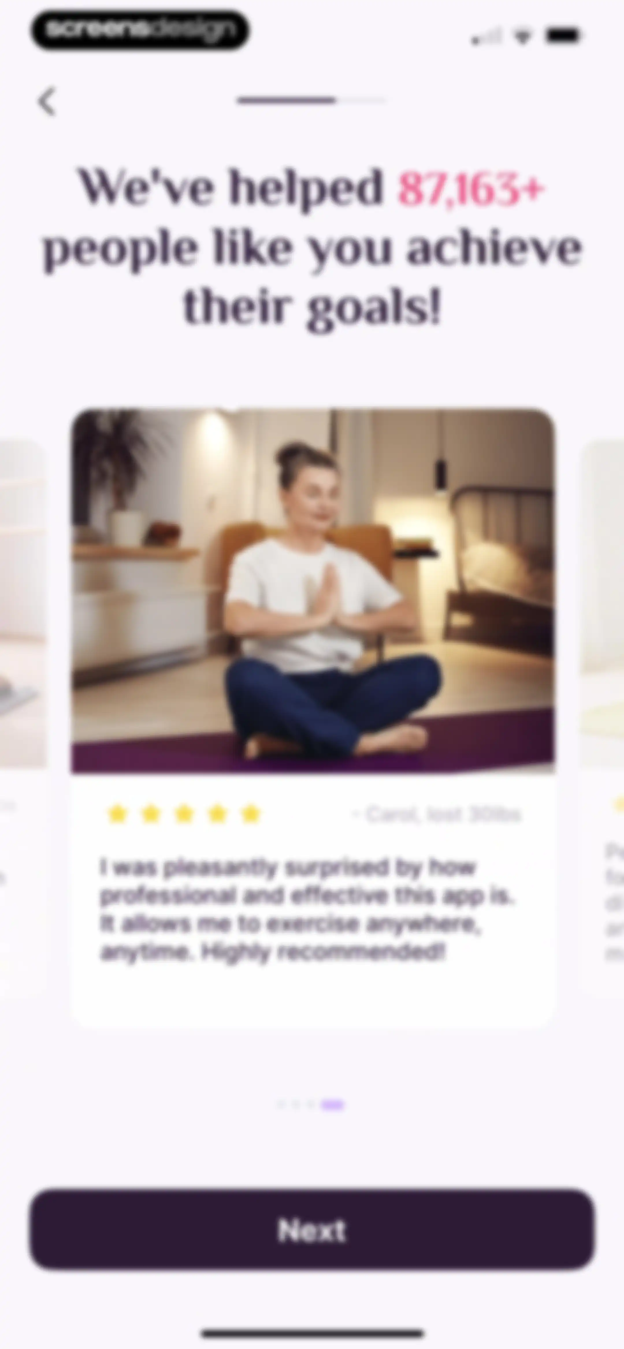Pilates at Home, Wall Pilates screen 37