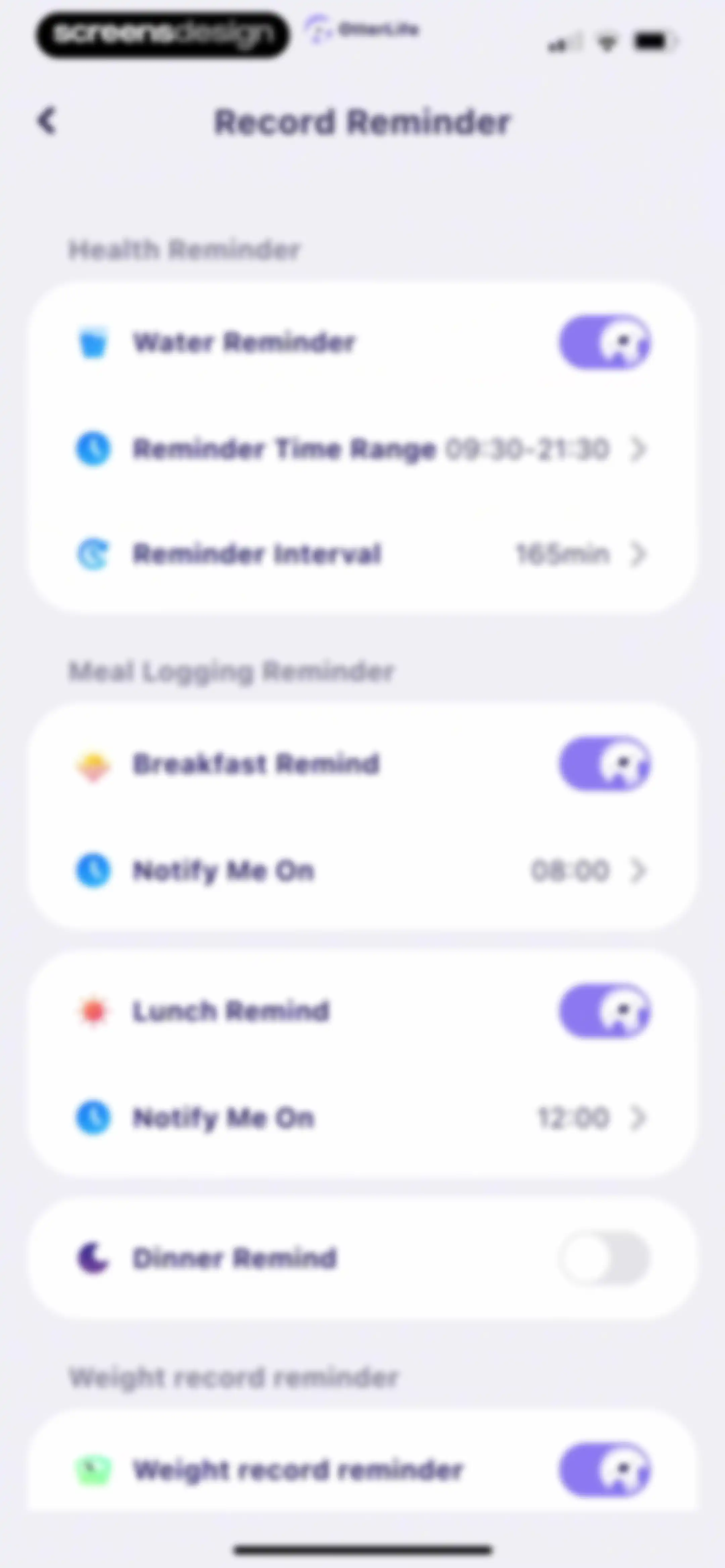 OtterLife: AI Health Tracker screen 319