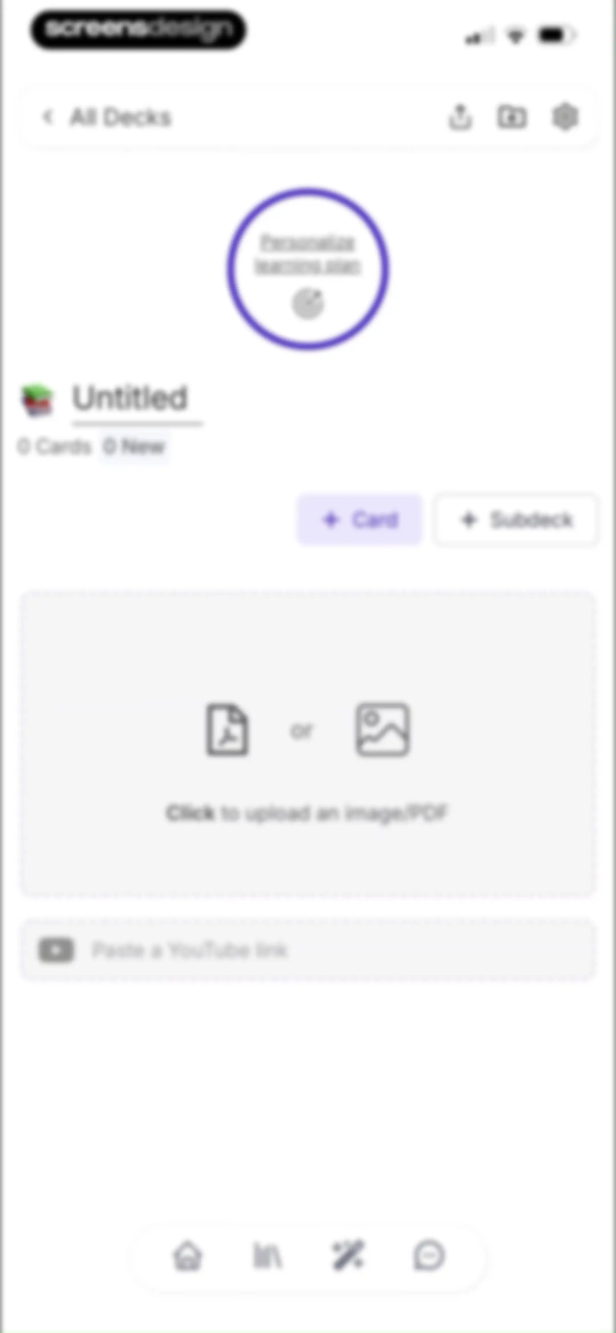 Retain Cards: AI Flashcards screen 129