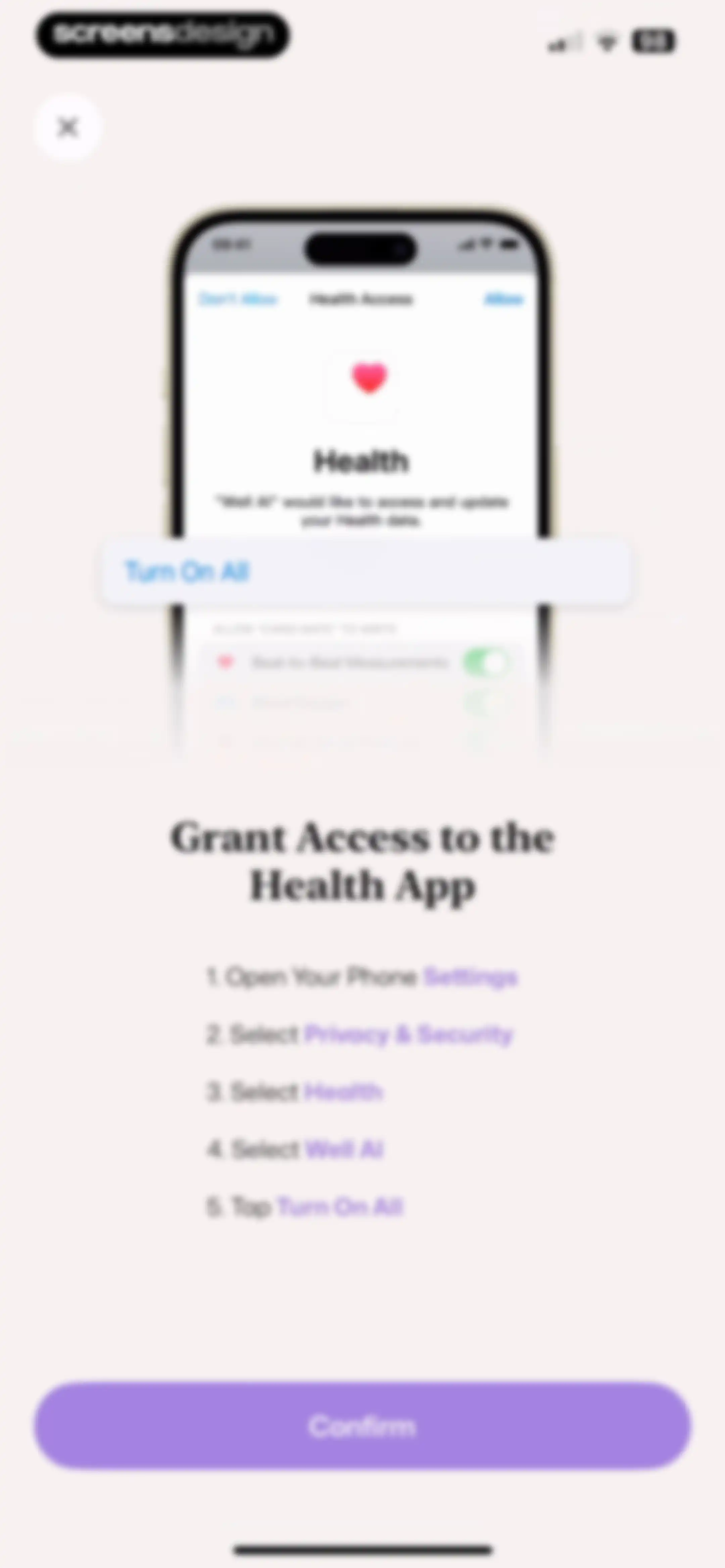 Well AI: Improve Well-being screen 52