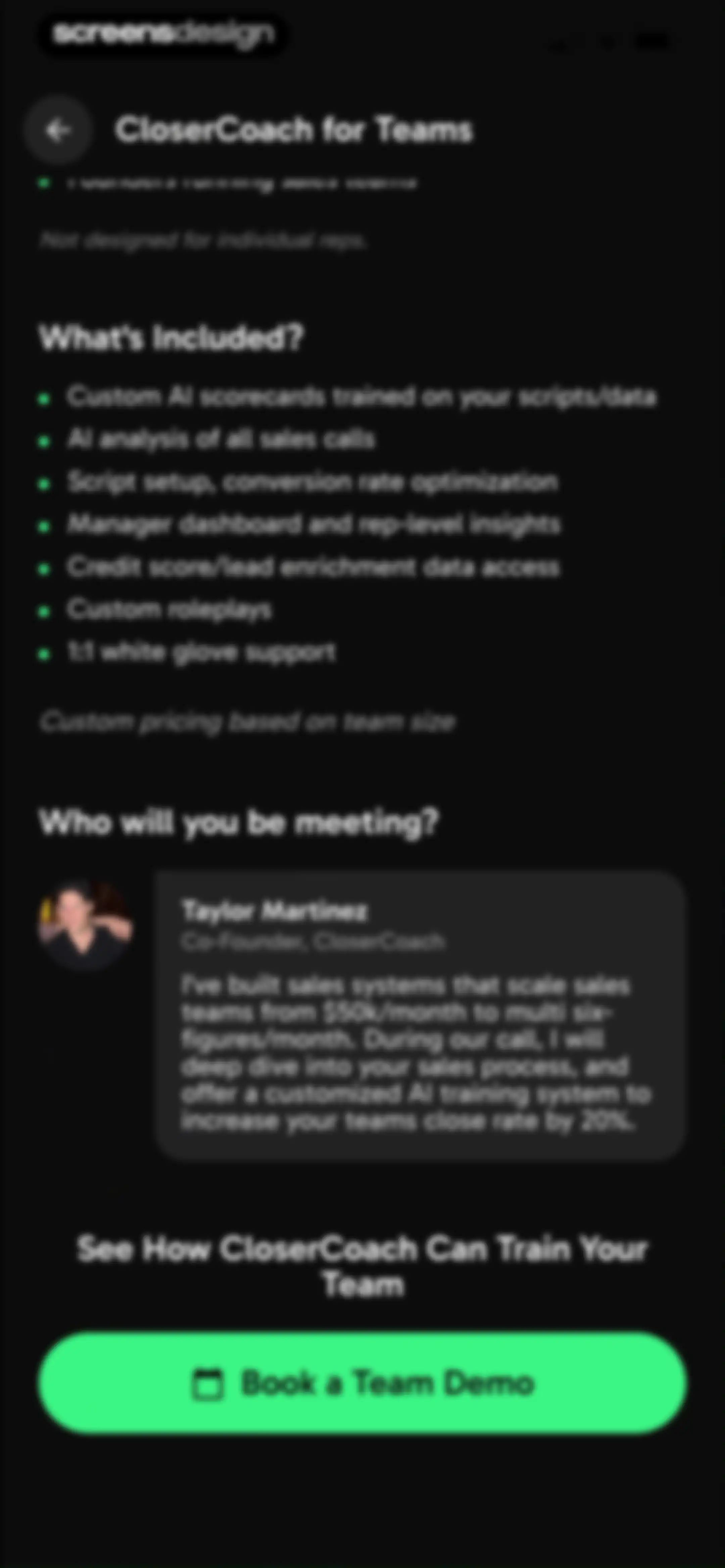 CloserCoach - AI Sales Trainer screen 82