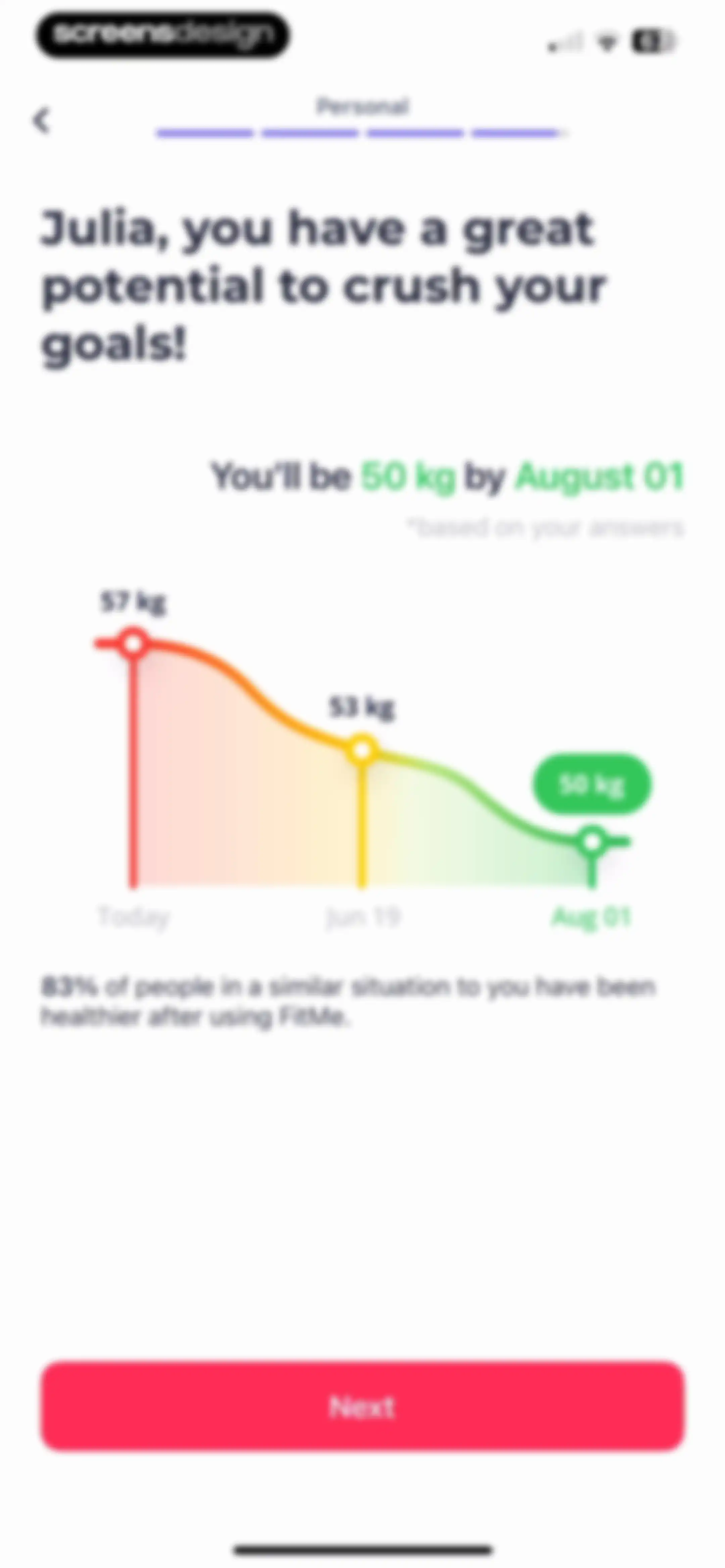 FitMe - Lazy Workout at Home screen 36