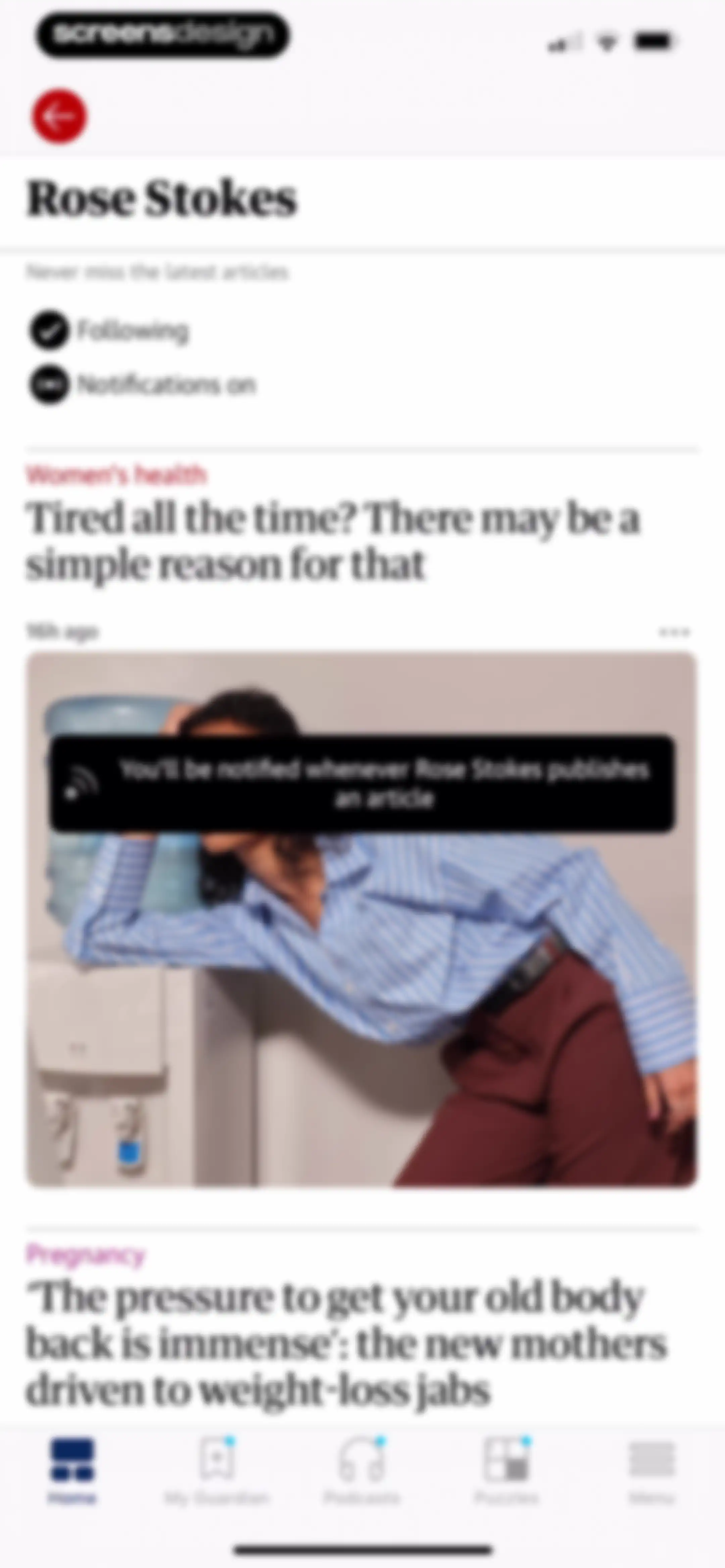 The Guardian - US & World News screen 15