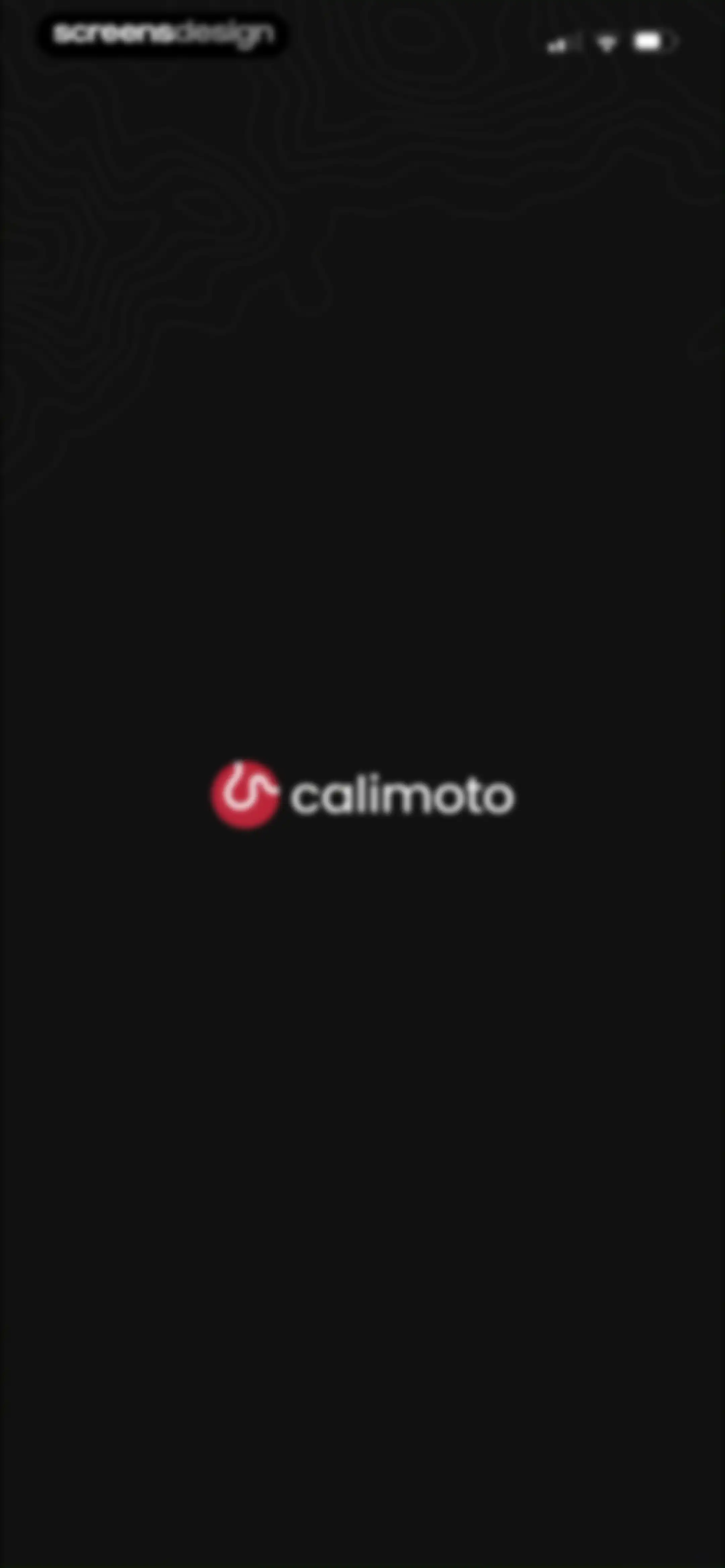 calimoto Motorcycle Navigation screen 1
