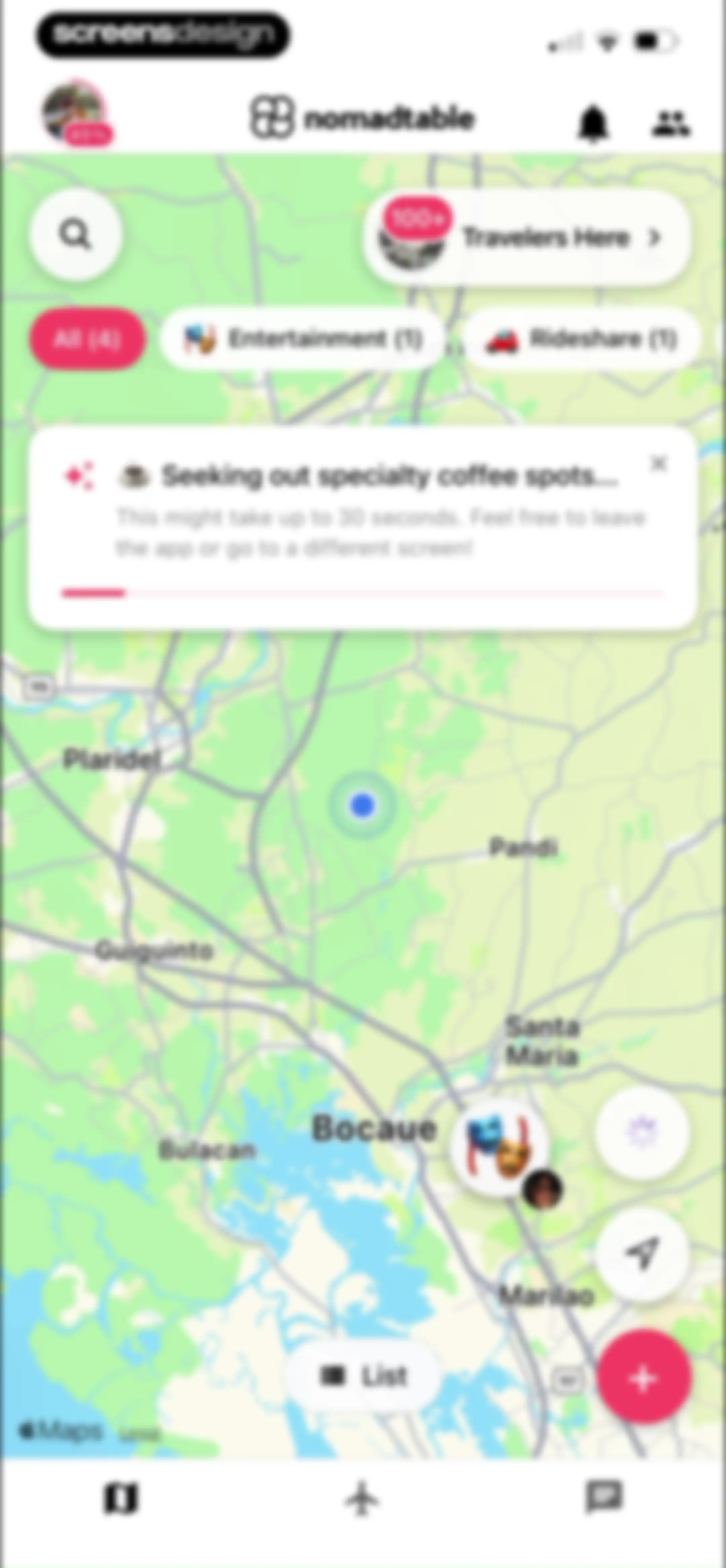 nomadtable: travel friends screen 73